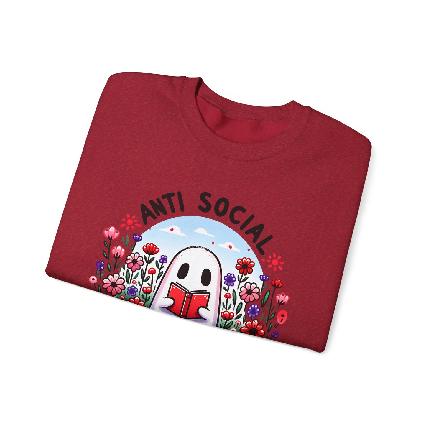 Anti-Social Book Club Crewneck Sweatshirt S-5XL