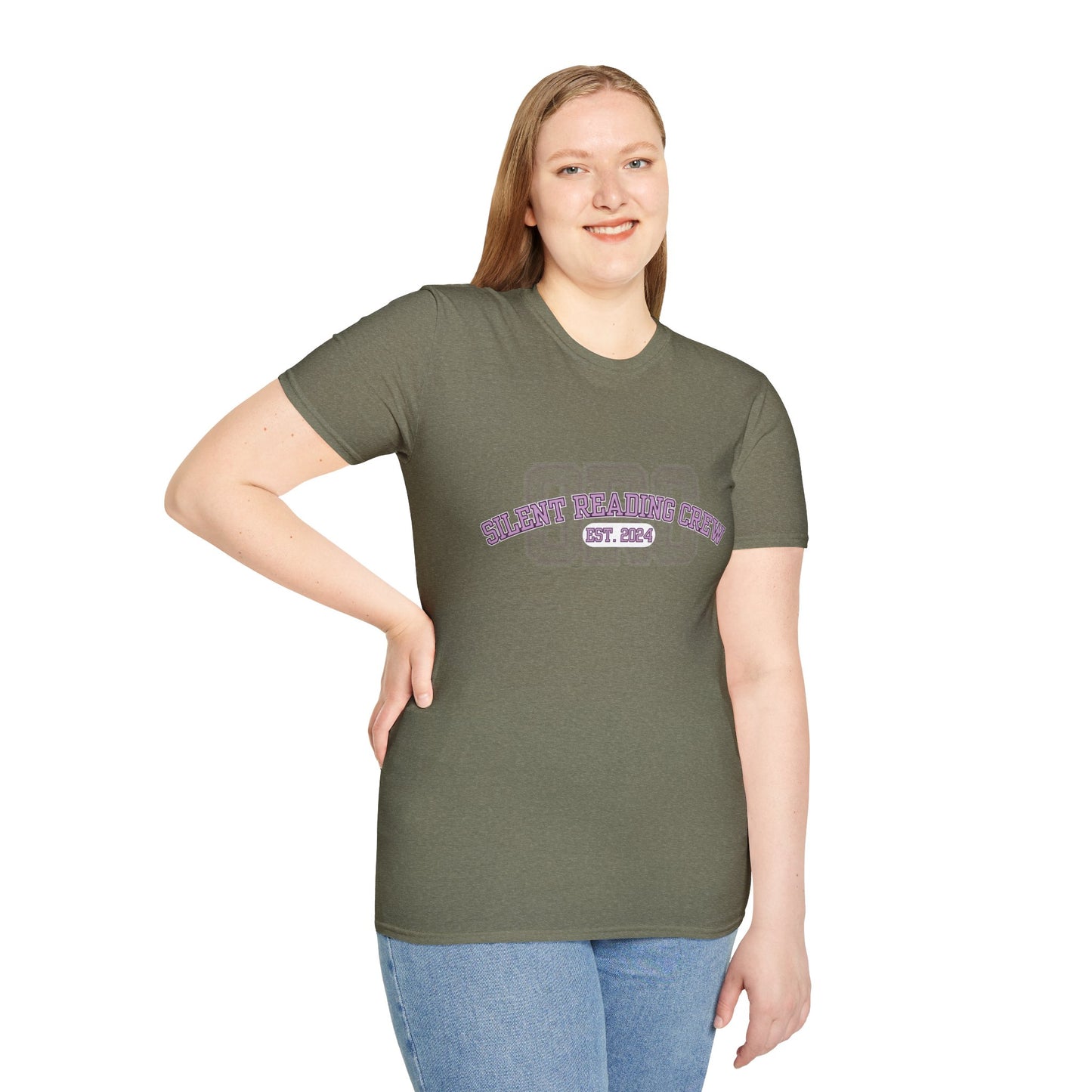 Silent Reading Crew Softstyle T-Shirt XS-5XL