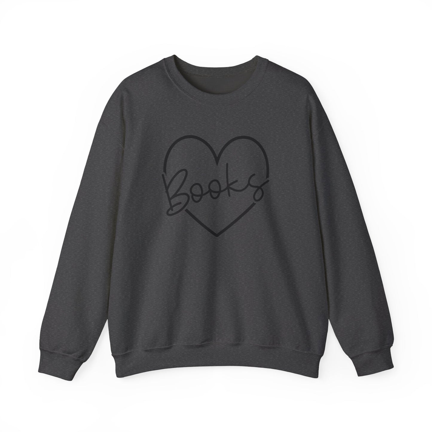 Heart Books Crewneck Sweatshirt S-5XL