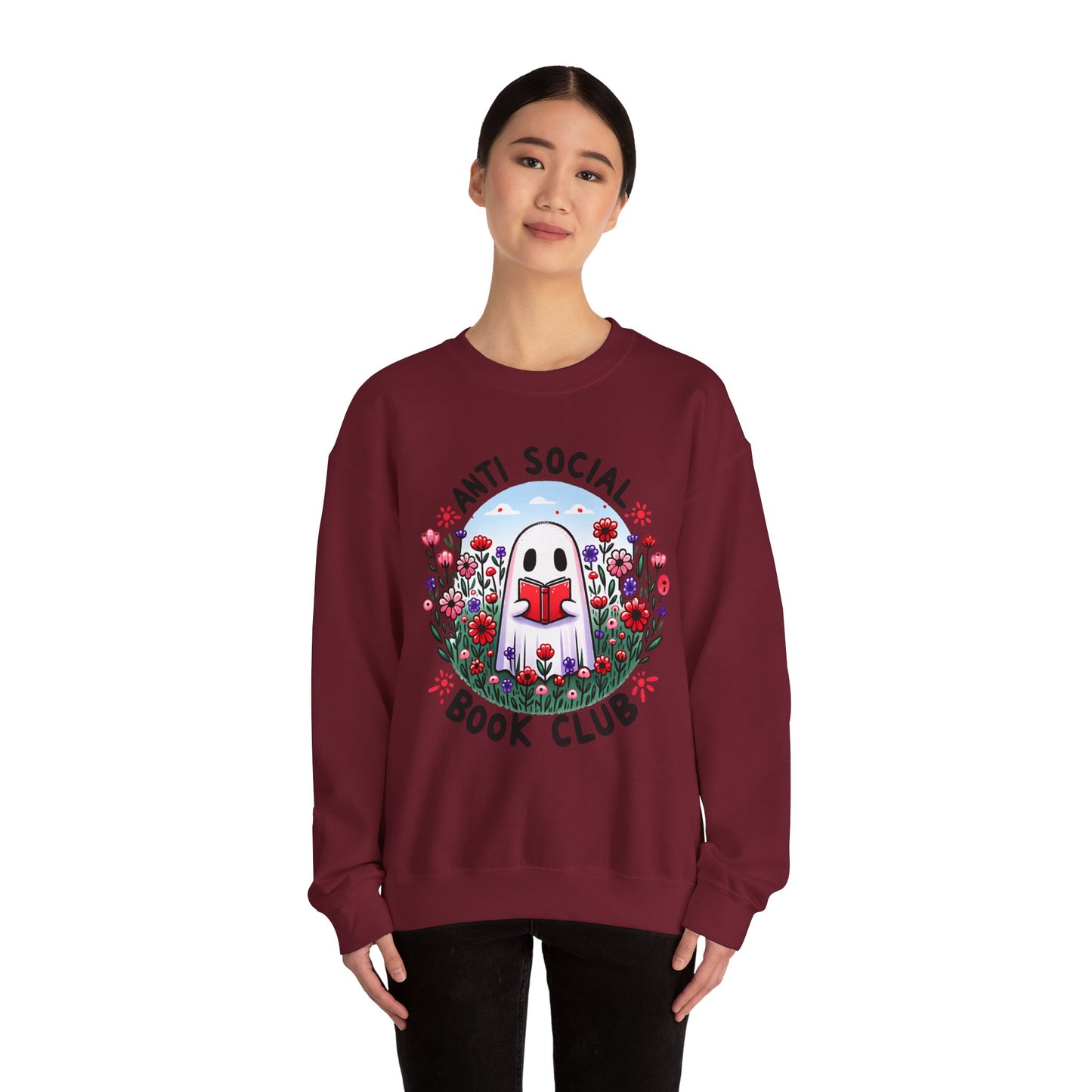 Anti-Social Book Club Crewneck Sweatshirt S-5XL