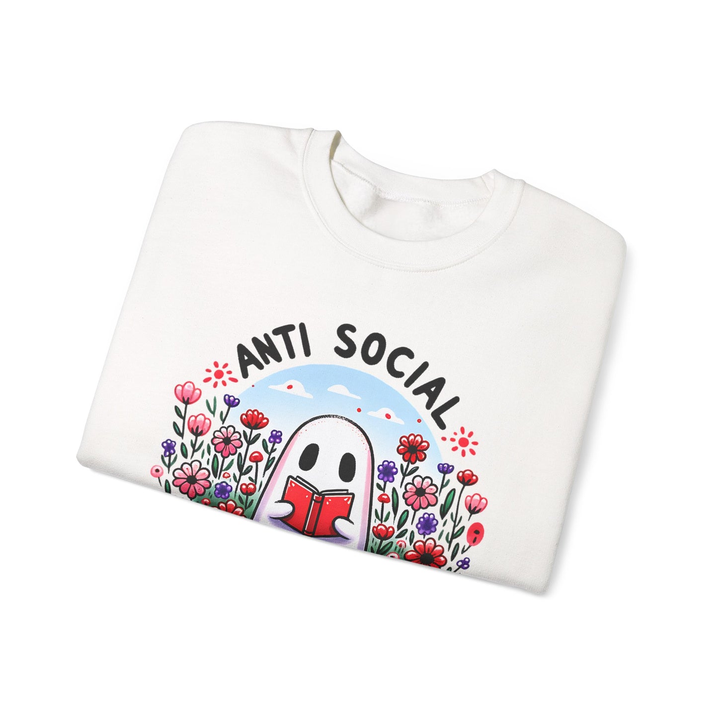 Anti-Social Book Club Crewneck Sweatshirt S-5XL