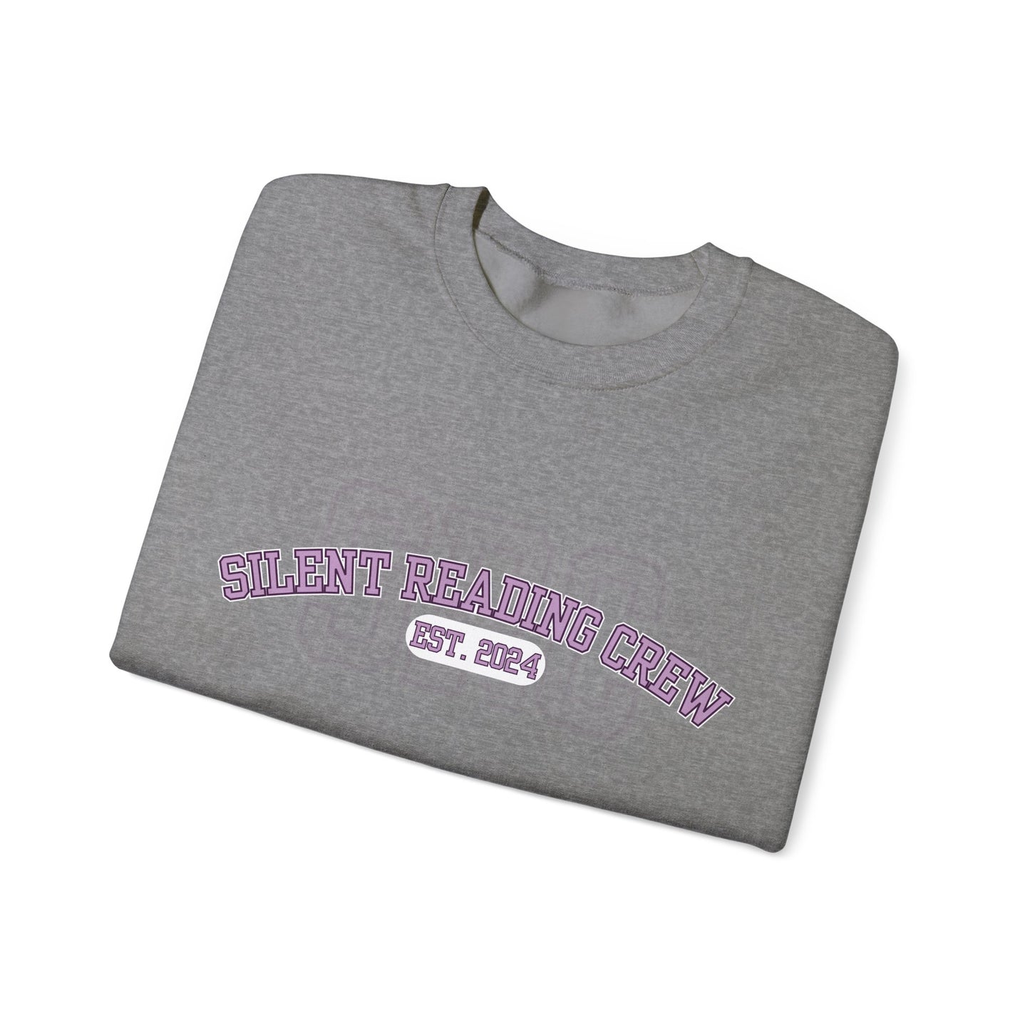 Silent Reading Crew Crewneck Sweatshirt S-5XL