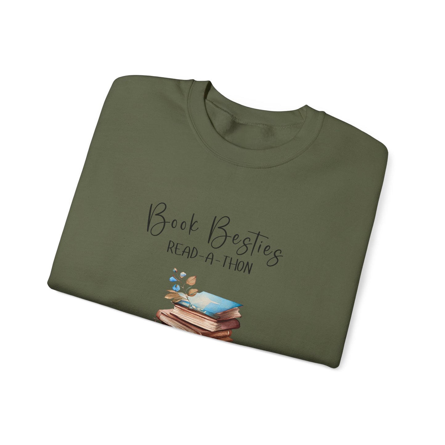 Book Besties Read-A-Thon Crewneck Sweatshirt S-5XL