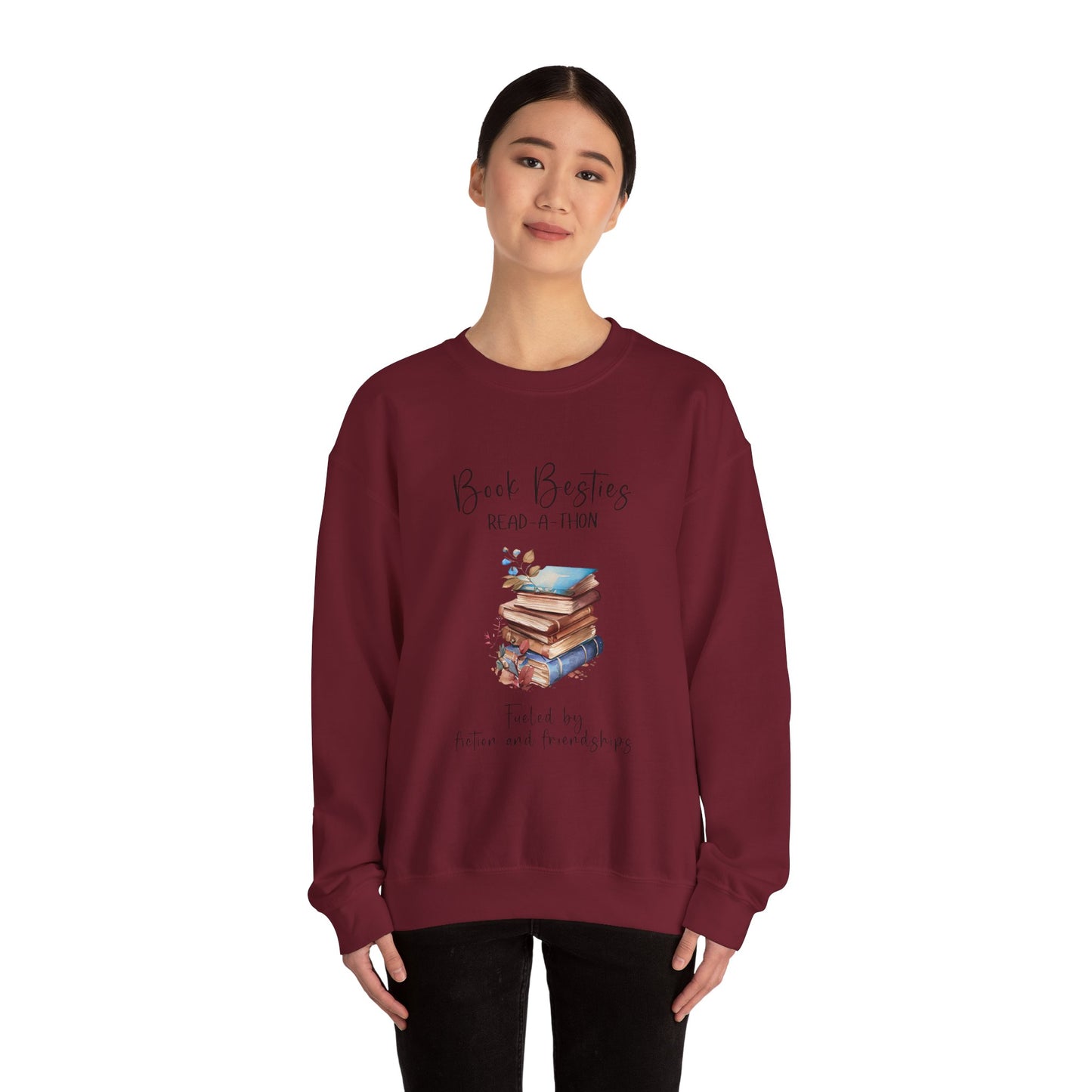 Book Besties Read-A-Thon Crewneck Sweatshirt S-5XL