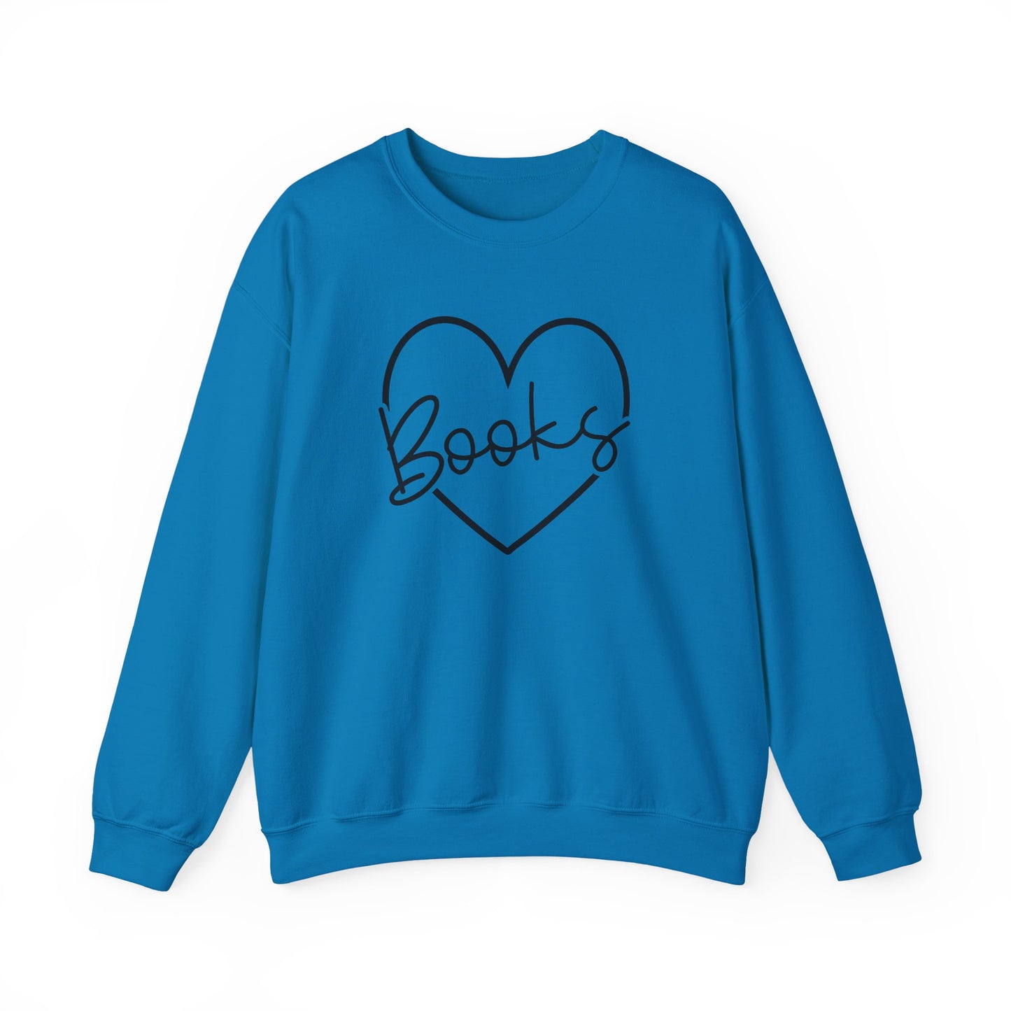 Heart Books Crewneck Sweatshirt S-5XL