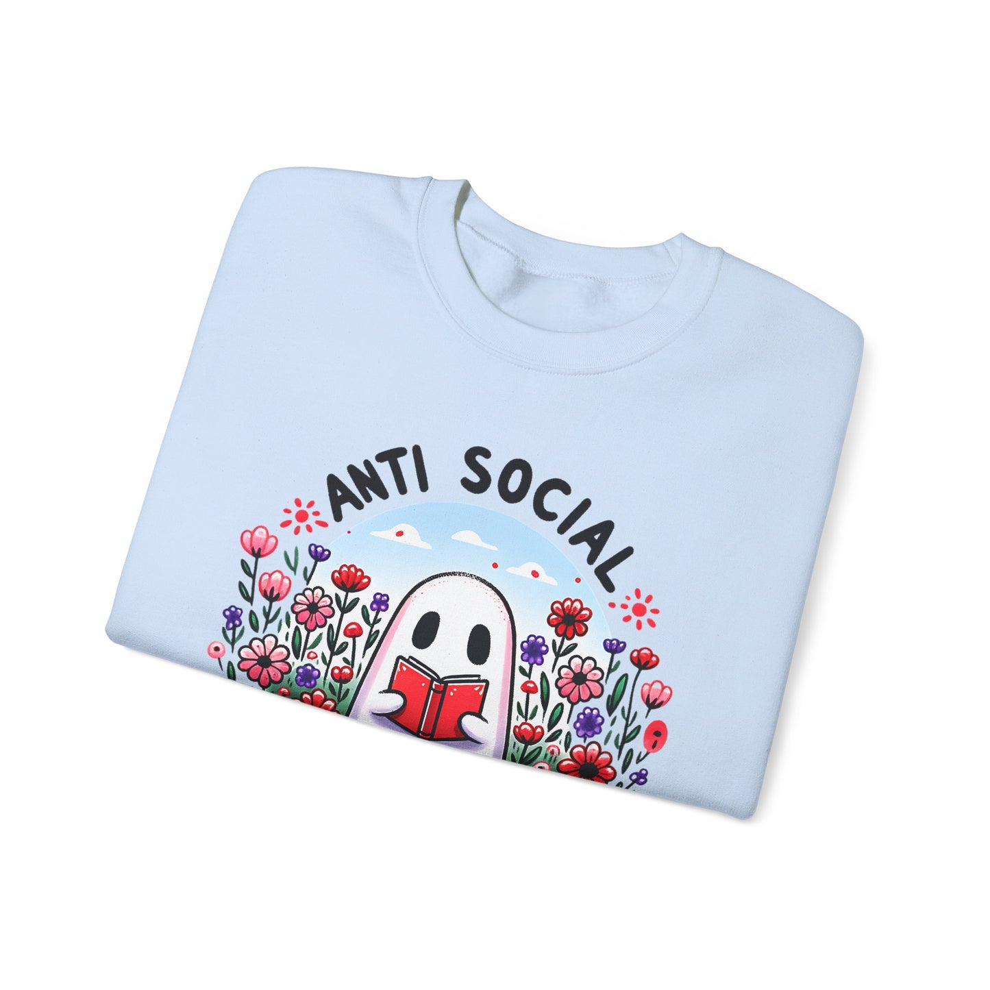 Anti-Social Book Club Crewneck Sweatshirt S-5XL