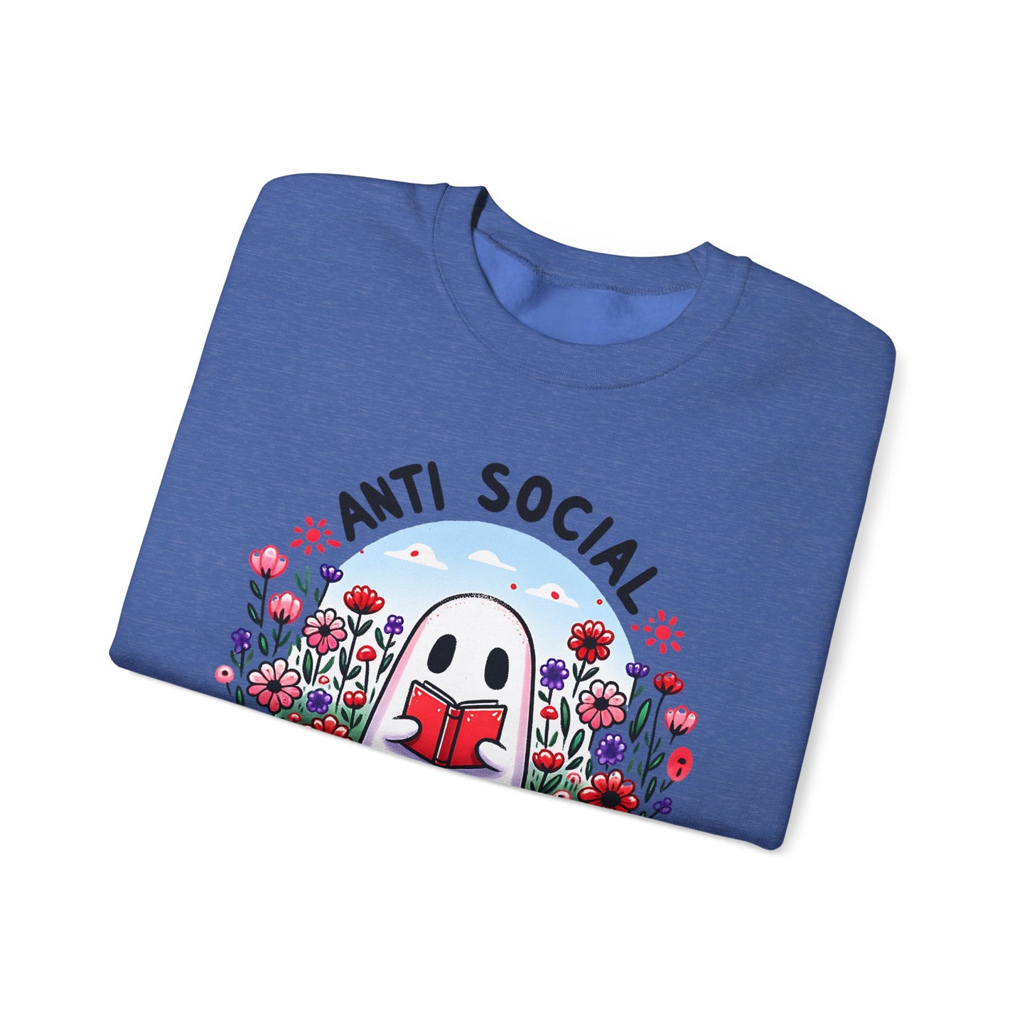 Anti-Social Book Club Crewneck Sweatshirt S-5XL