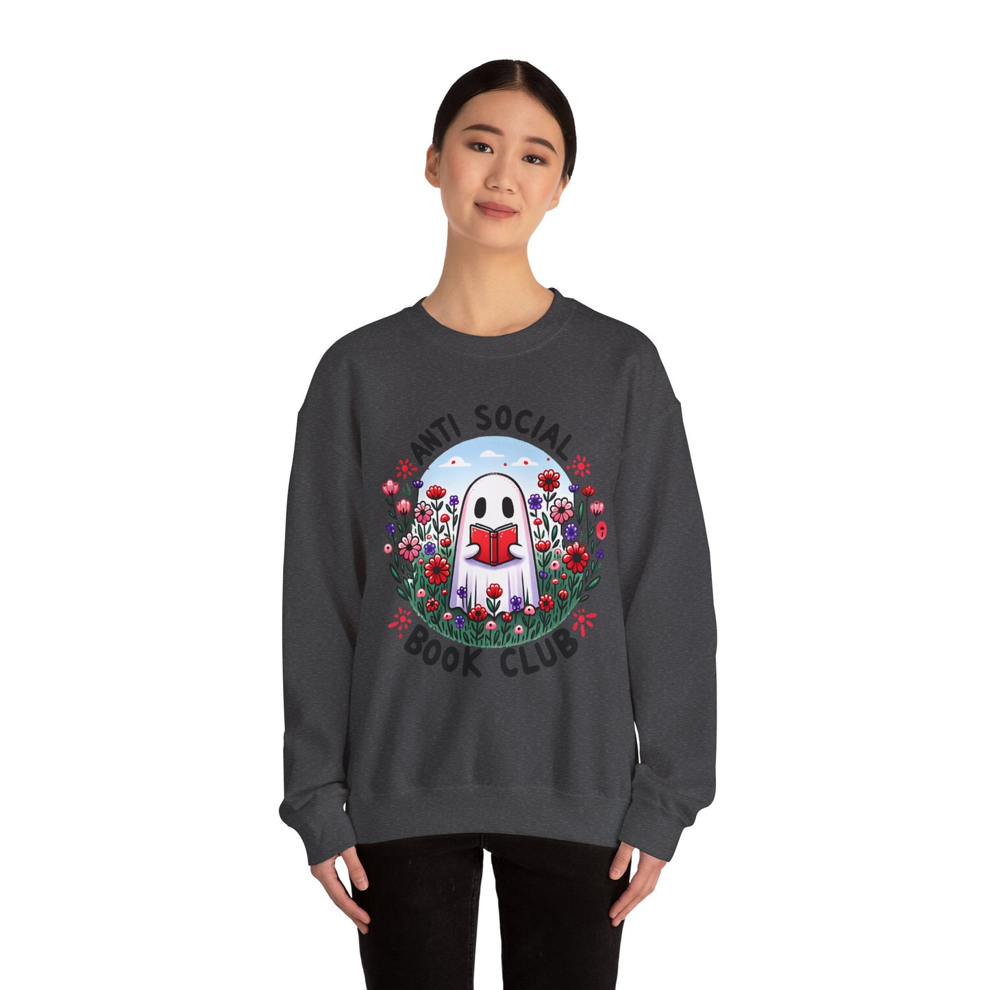 Anti-Social Book Club Crewneck Sweatshirt S-5XL