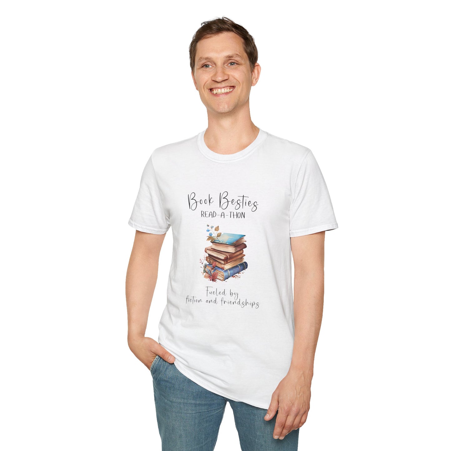 Book Besties Read-A-Thon Softstyle T-Shirt XS-5XL