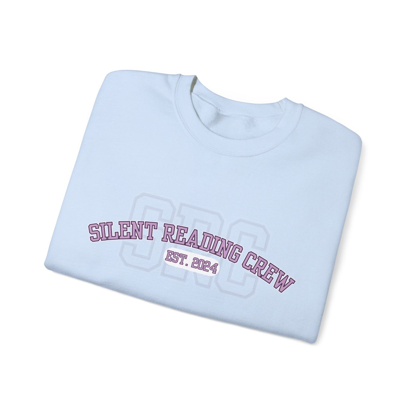 Silent Reading Crew Crewneck Sweatshirt S-5XL
