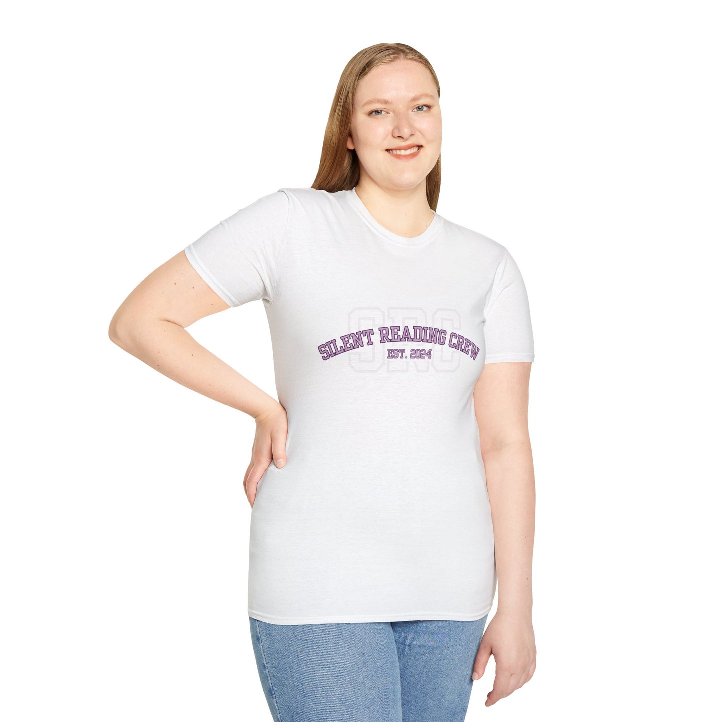 Silent Reading Crew Softstyle T-Shirt XS-5XL