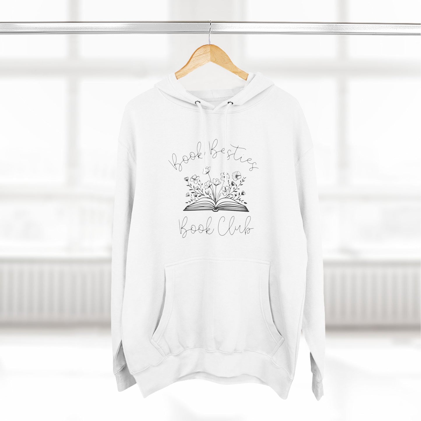 Book Besties Book Club Fleece Hoodie S-3XL