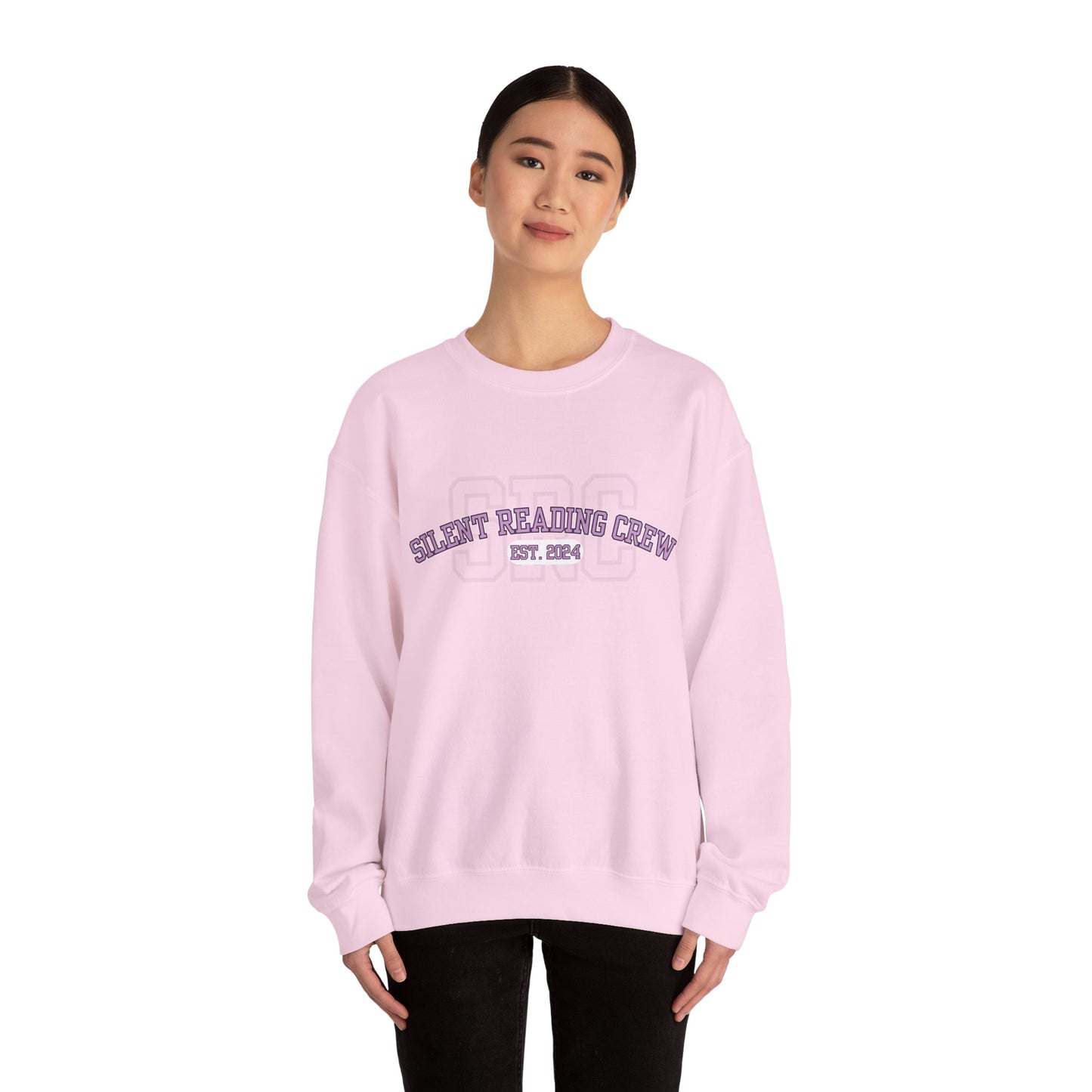 Silent Reading Crew Crewneck Sweatshirt S-5XL