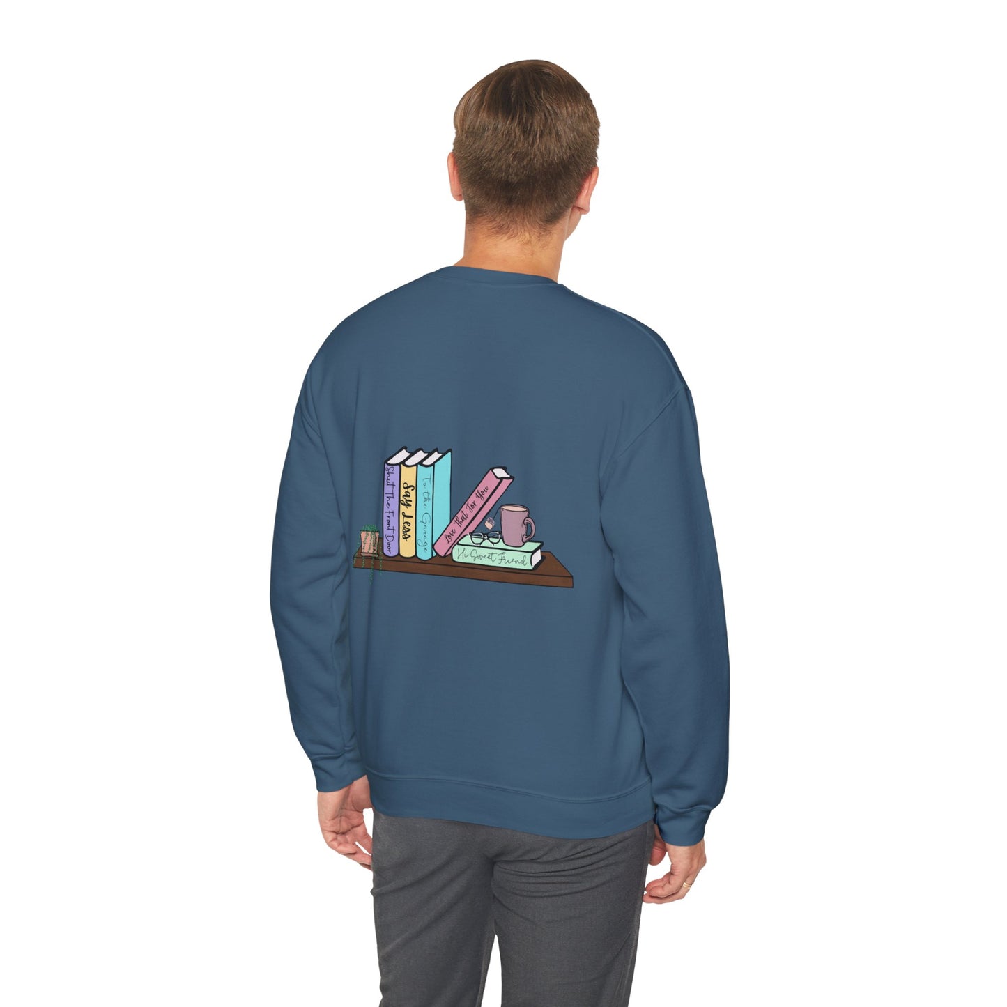 Books & Catchphrases Unisex Heavy Blend™ Crewneck Sweatshirt S-5XL