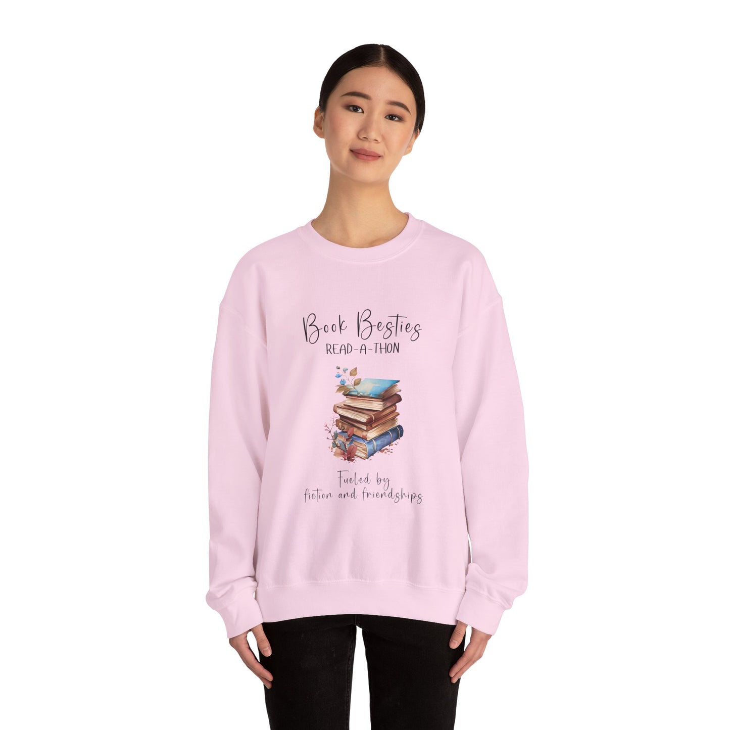 Book Besties Read-A-Thon Crewneck Sweatshirt S-5XL