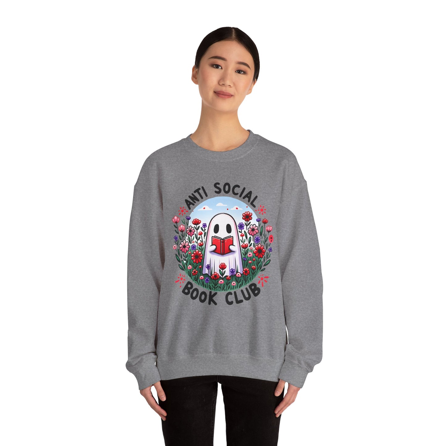 Anti-Social Book Club Crewneck Sweatshirt S-5XL