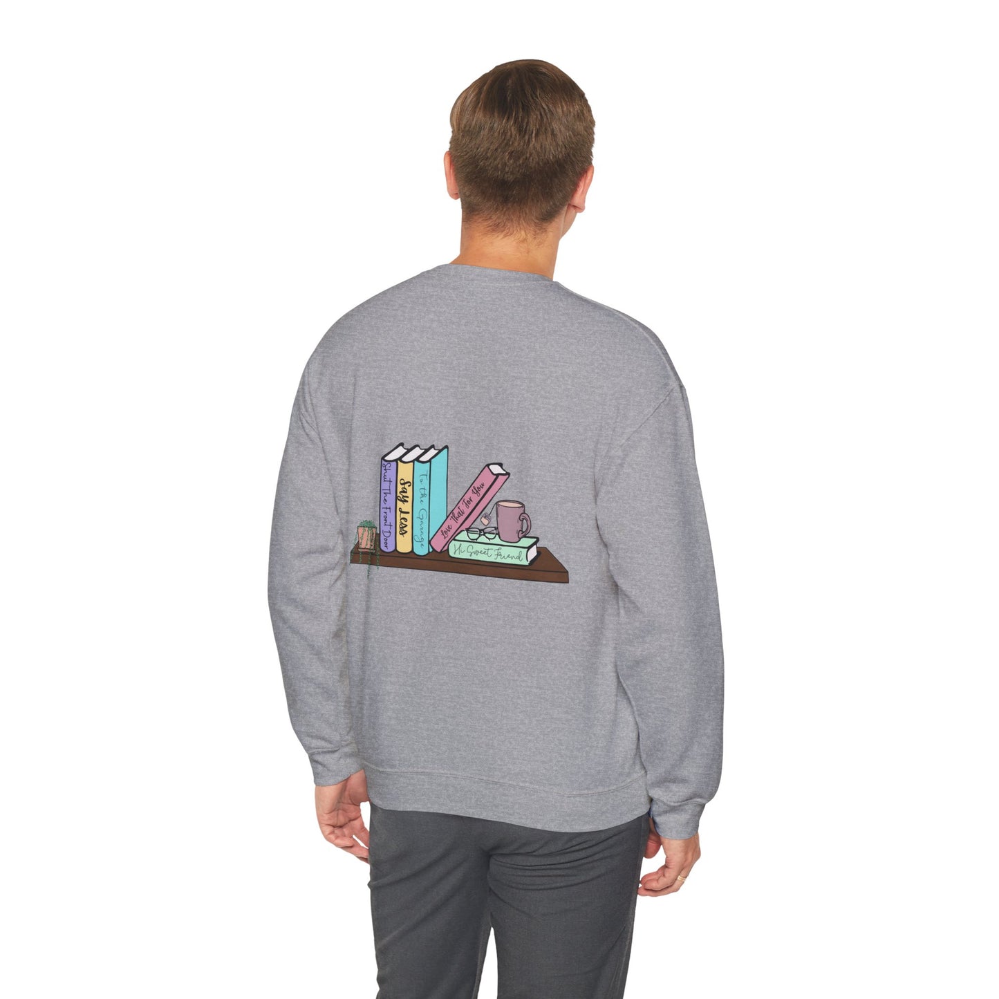Books & Catchphrases Unisex Heavy Blend™ Crewneck Sweatshirt S-5XL
