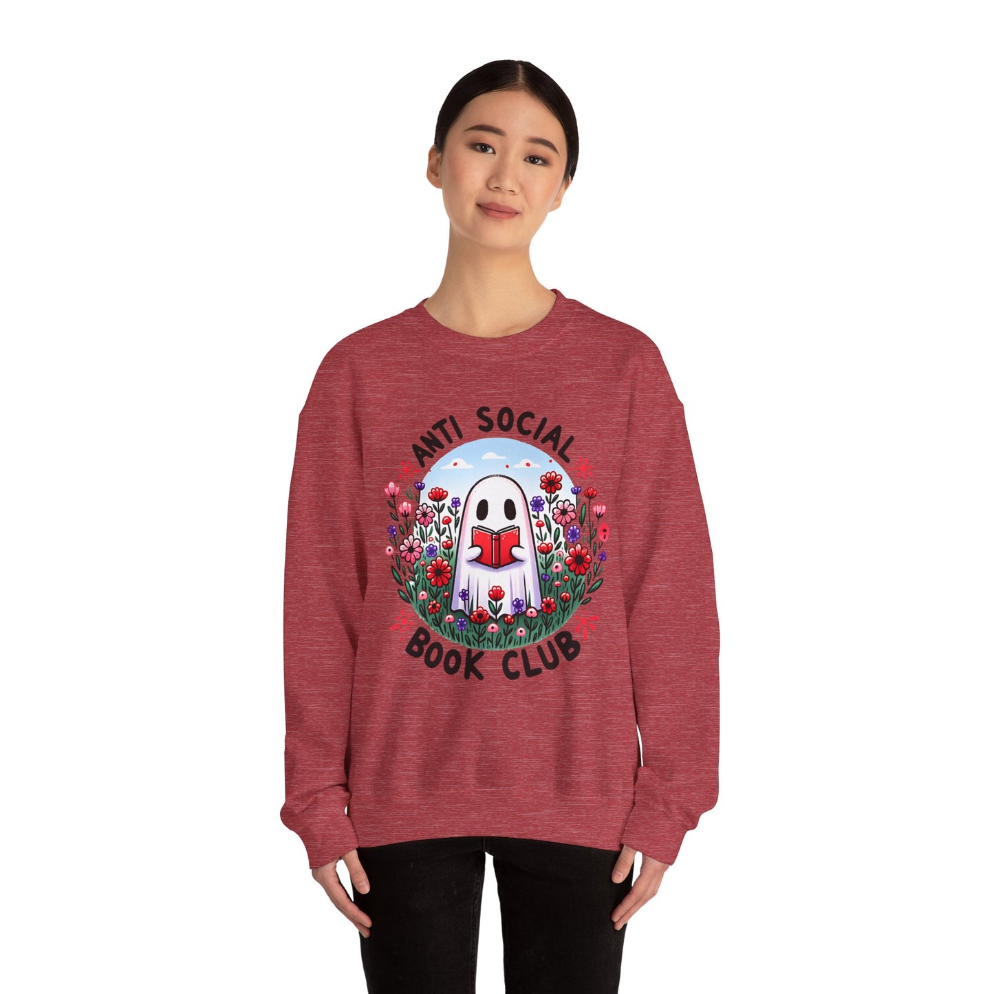 Anti-Social Book Club Crewneck Sweatshirt S-5XL