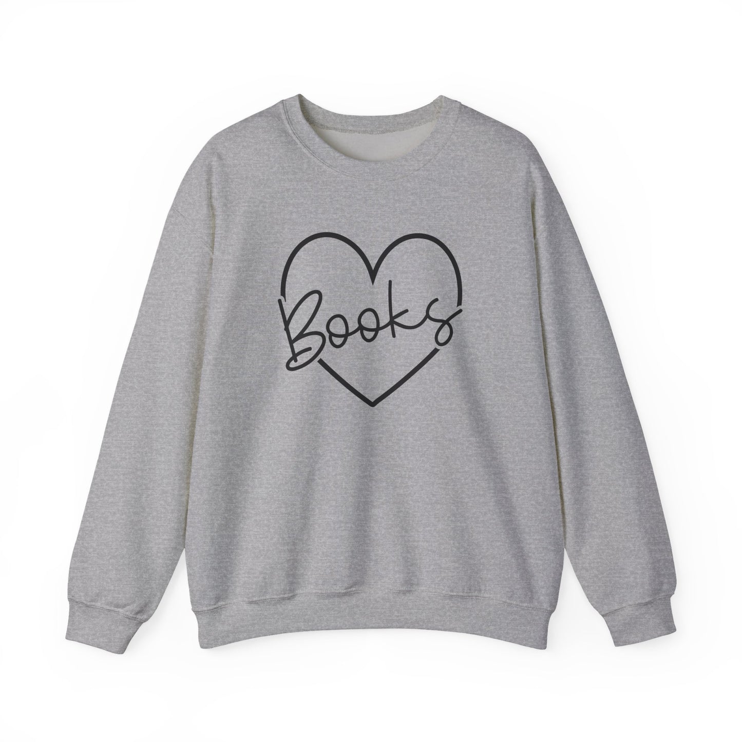 Heart Books Crewneck Sweatshirt S-5XL