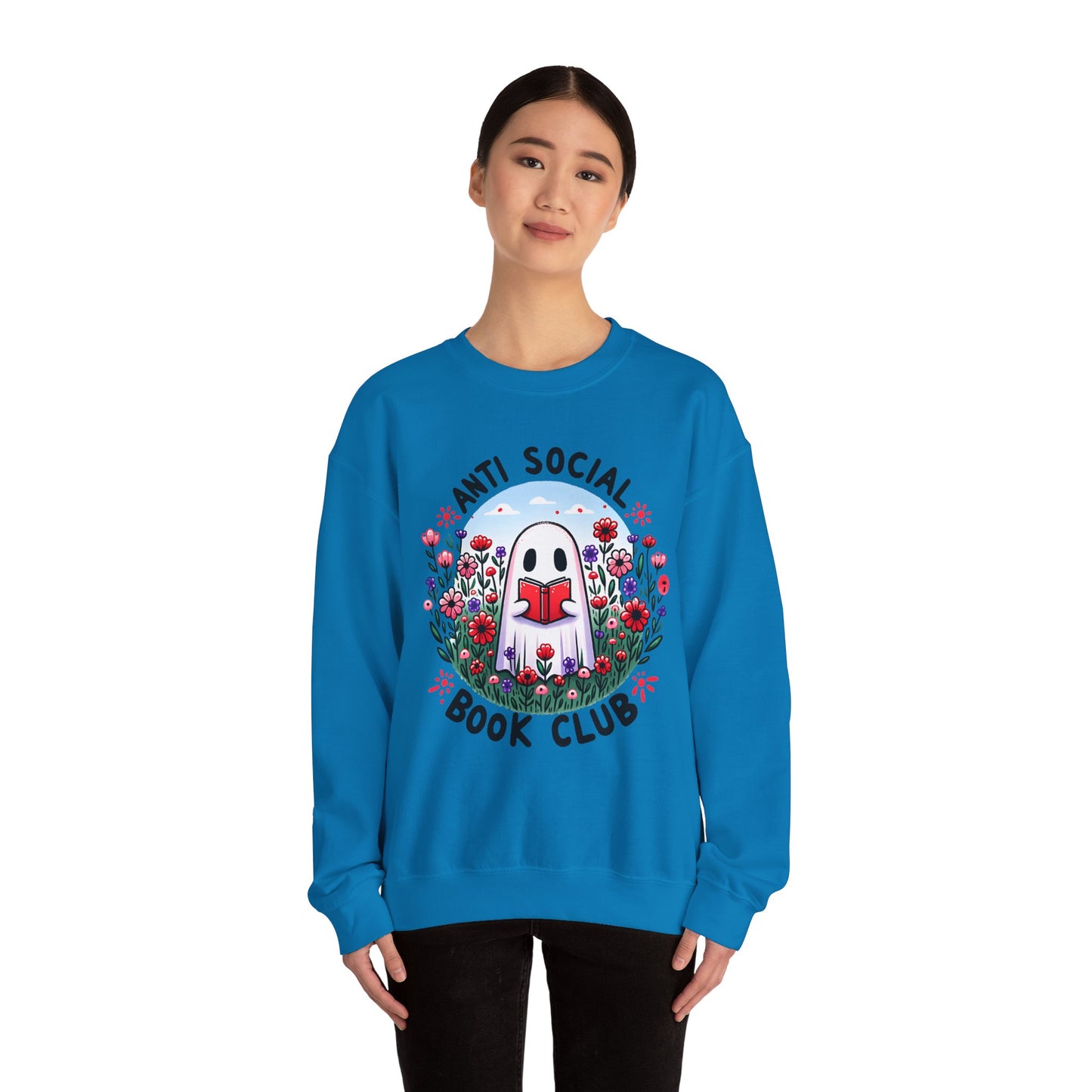 Anti-Social Book Club Crewneck Sweatshirt S-5XL