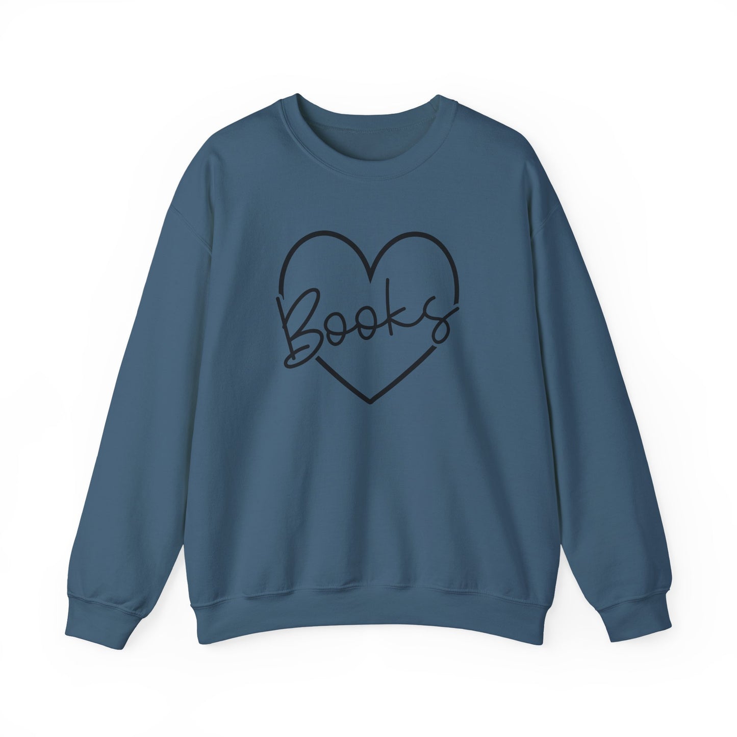 Heart Books Crewneck Sweatshirt S-5XL