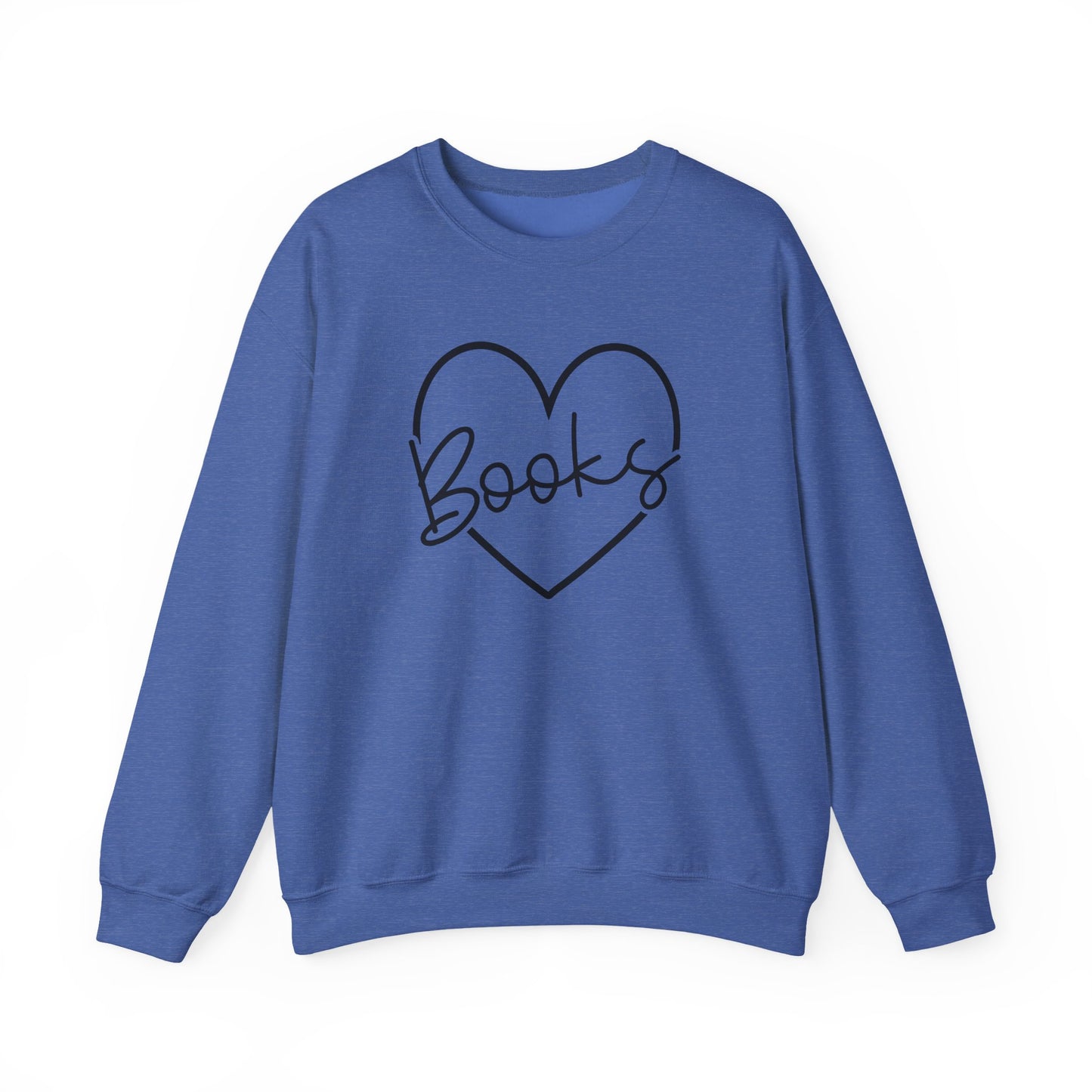 Heart Books Crewneck Sweatshirt S-5XL