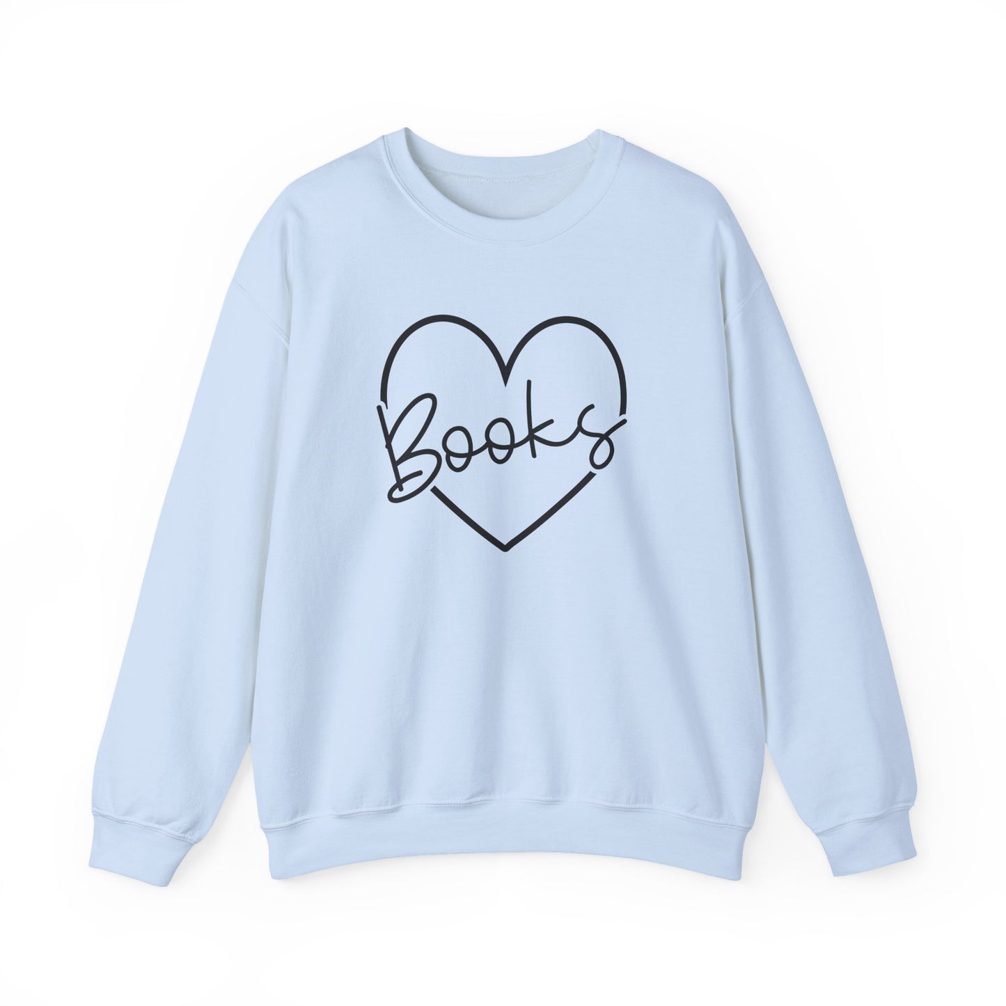 Heart Books Crewneck Sweatshirt S-5XL