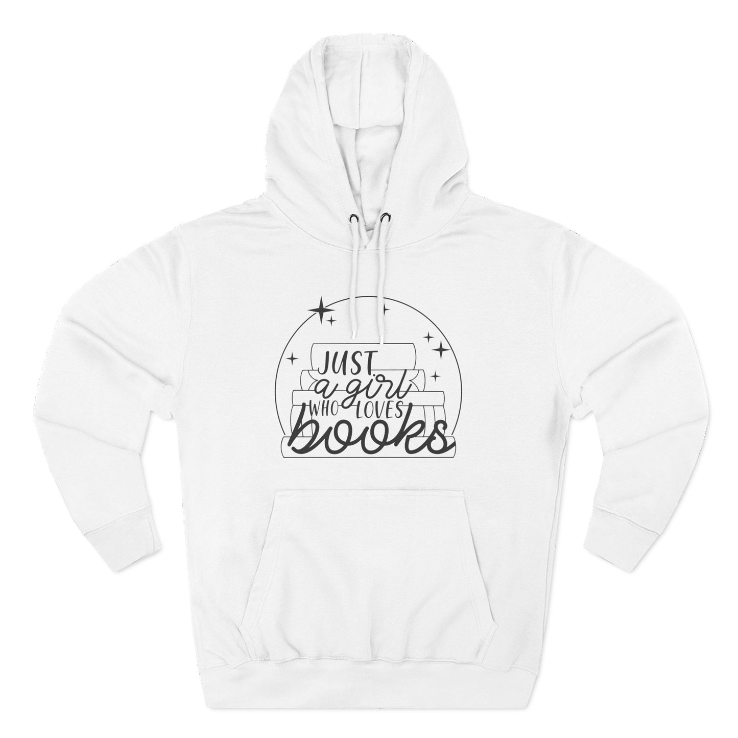 Just A Girl Who Loves Books Fleece Hoodie