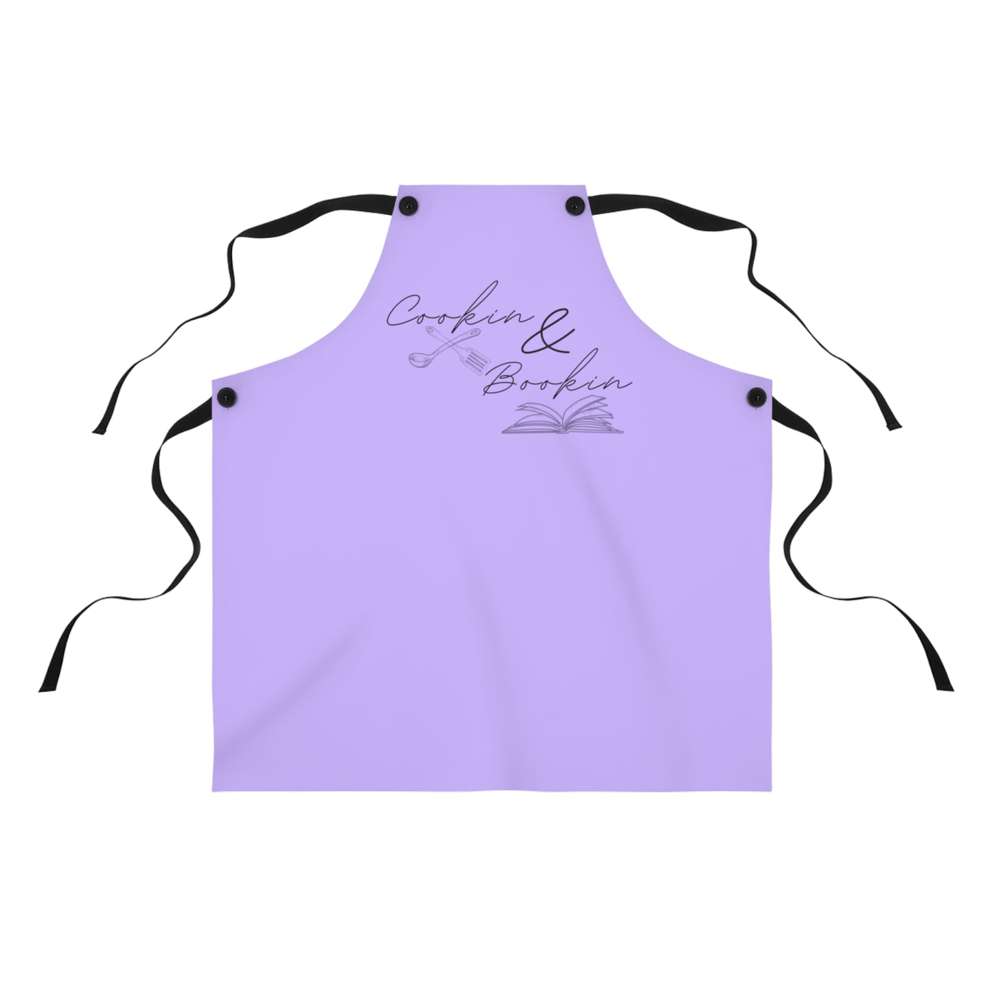 Cookin' & Bookin' Purple Apron