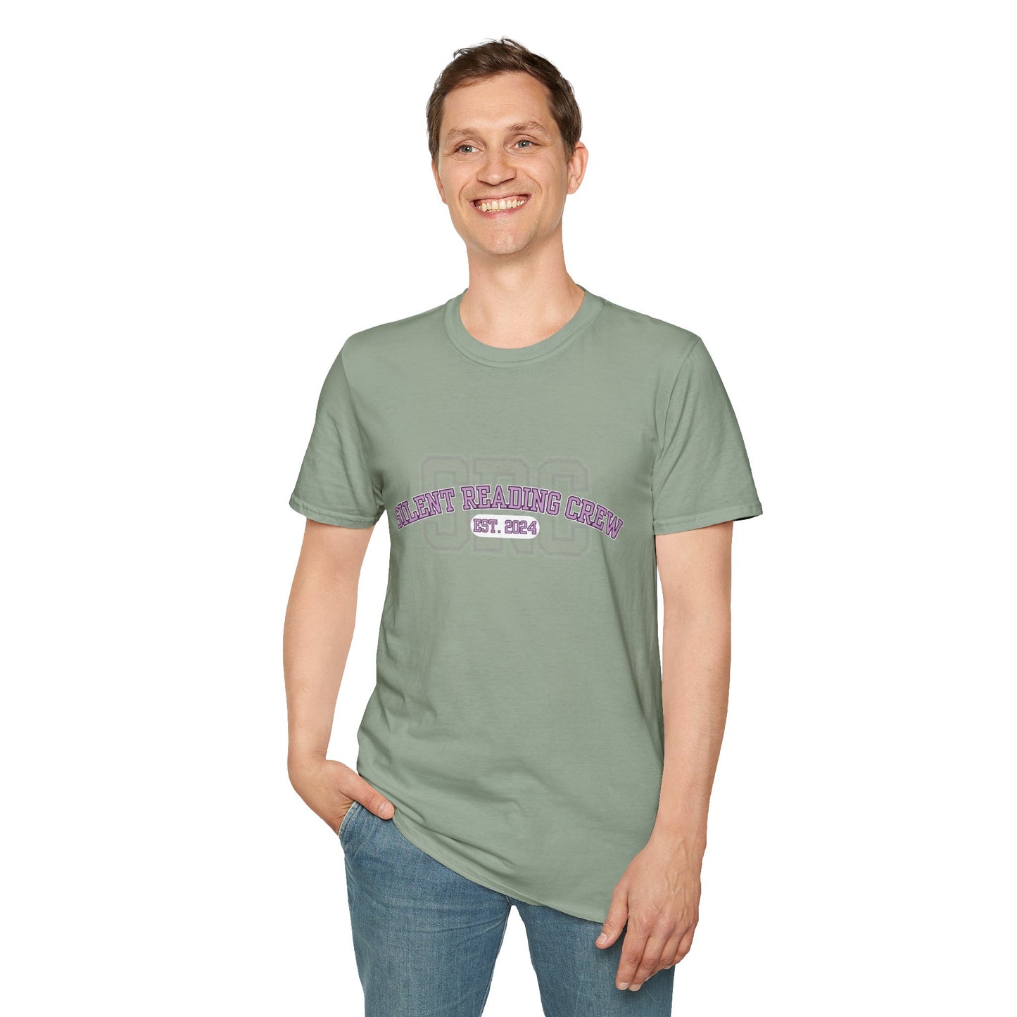 Silent Reading Crew Softstyle T-Shirt XS-5XL