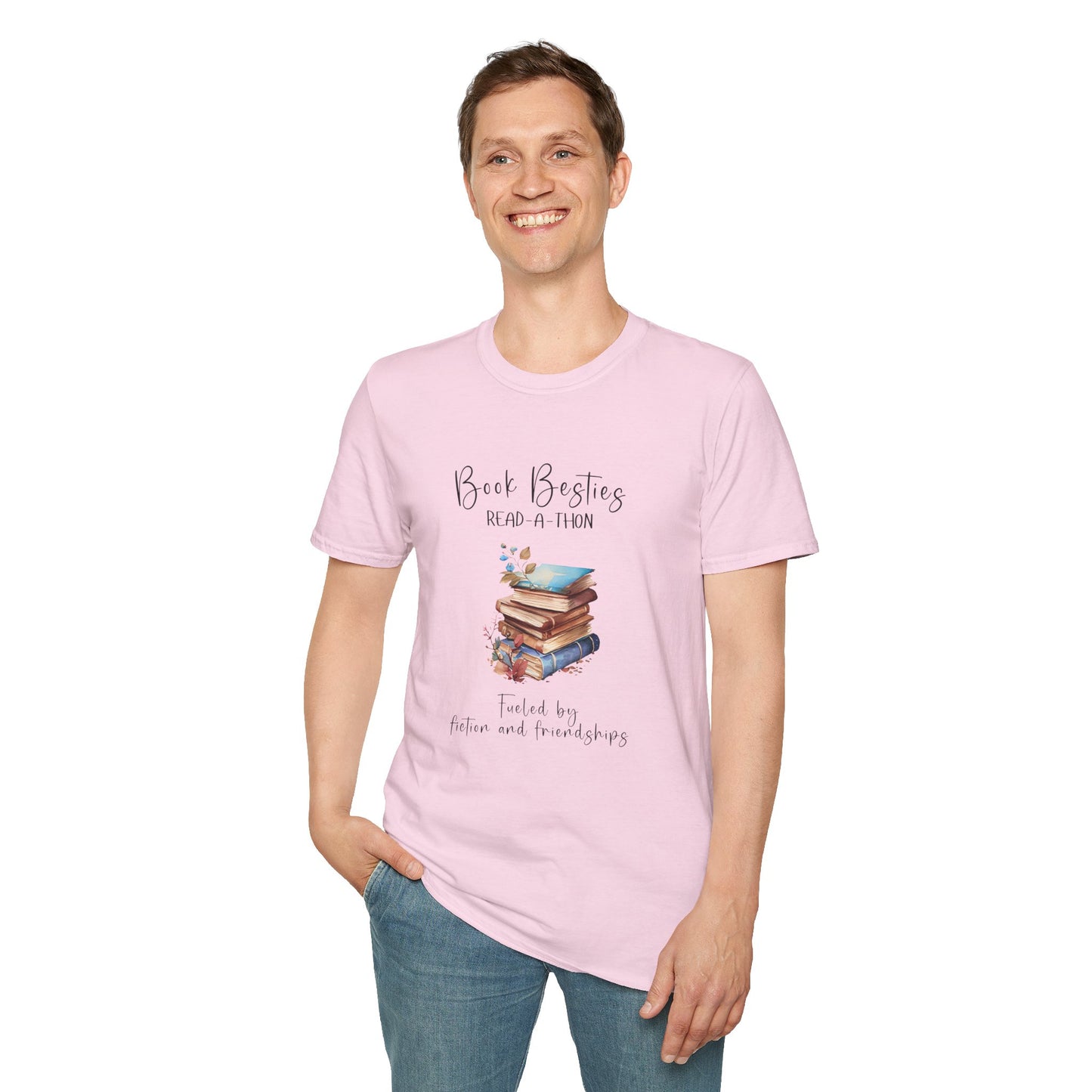 Book Besties Read-A-Thon Softstyle T-Shirt XS-5XL