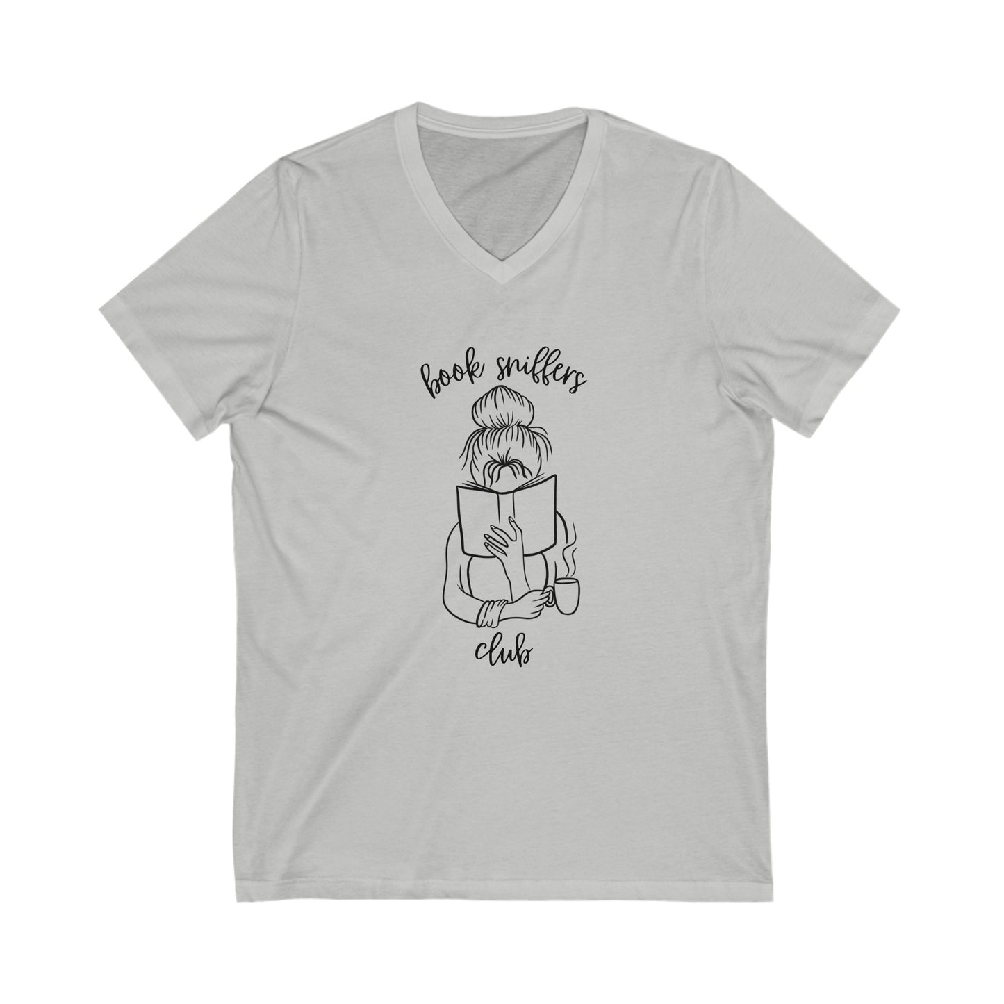 Book Sniffers Club Short Sleeve V-Neck Tee