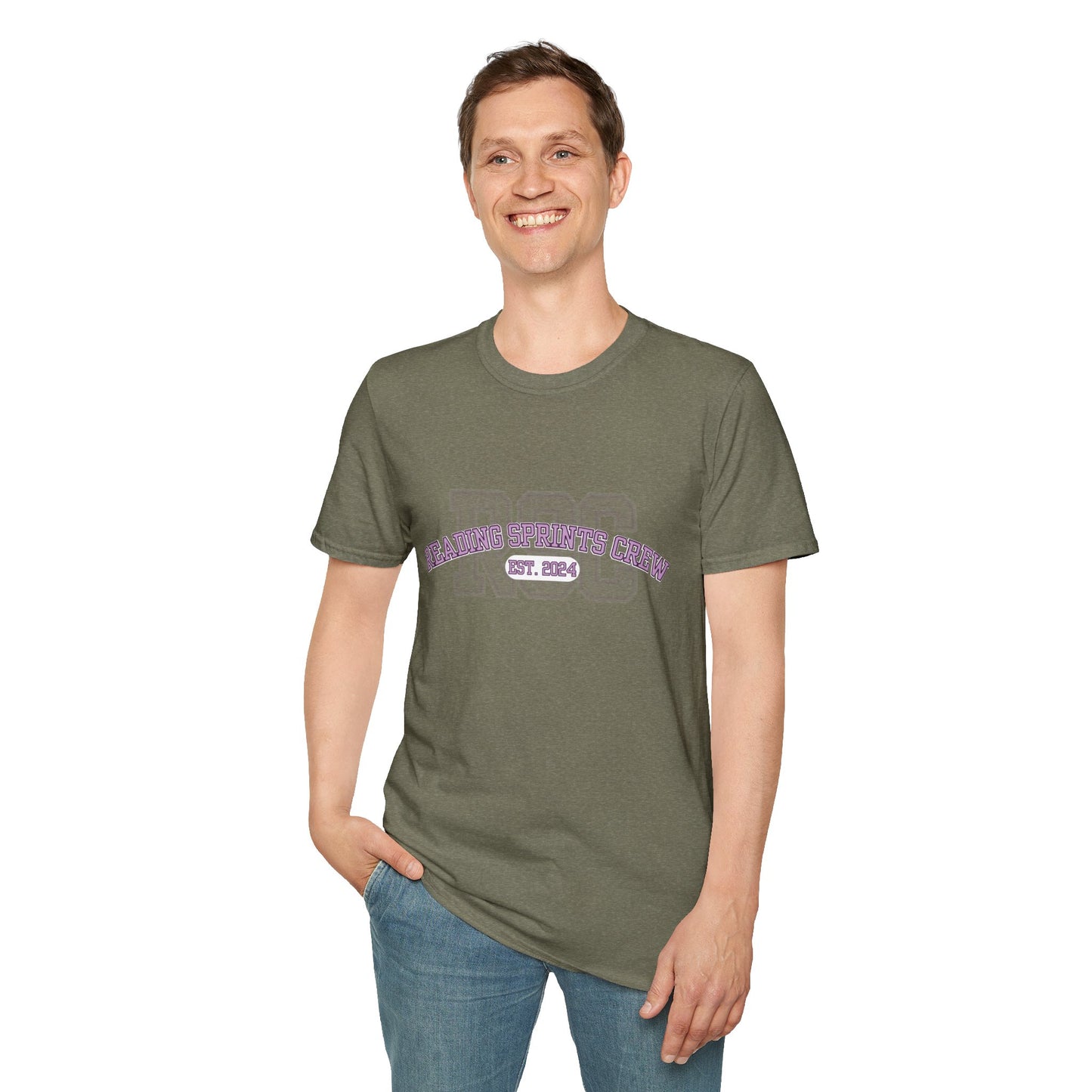 Reading Sprints Crew Softstyle T-Shirt XS-5XL
