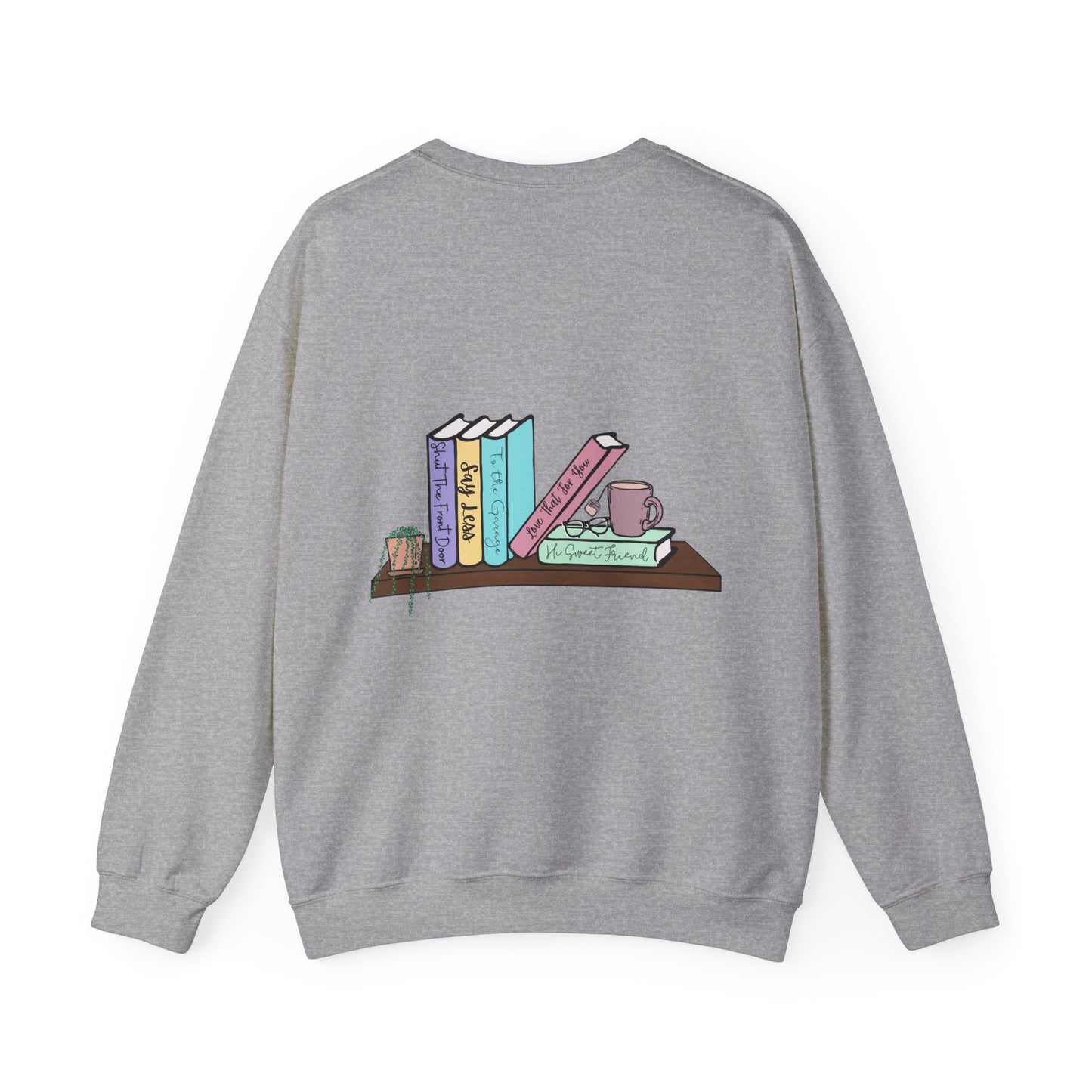 Books & Catchphrases Unisex Heavy Blend™ Crewneck Sweatshirt S-5XL