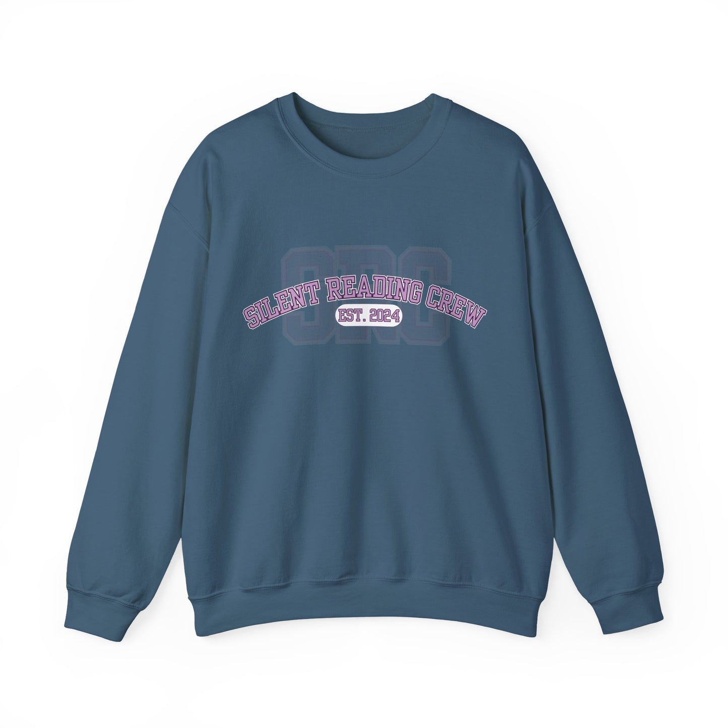 Silent Reading Crew Crewneck Sweatshirt S-5XL
