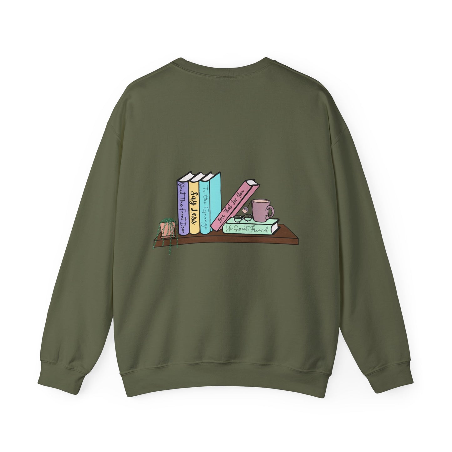 Books & Catchphrases Unisex Heavy Blend™ Crewneck Sweatshirt S-5XL