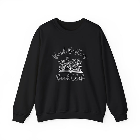 Book Besties Book Club BLACK Crewneck Sweatshirt S-5XL