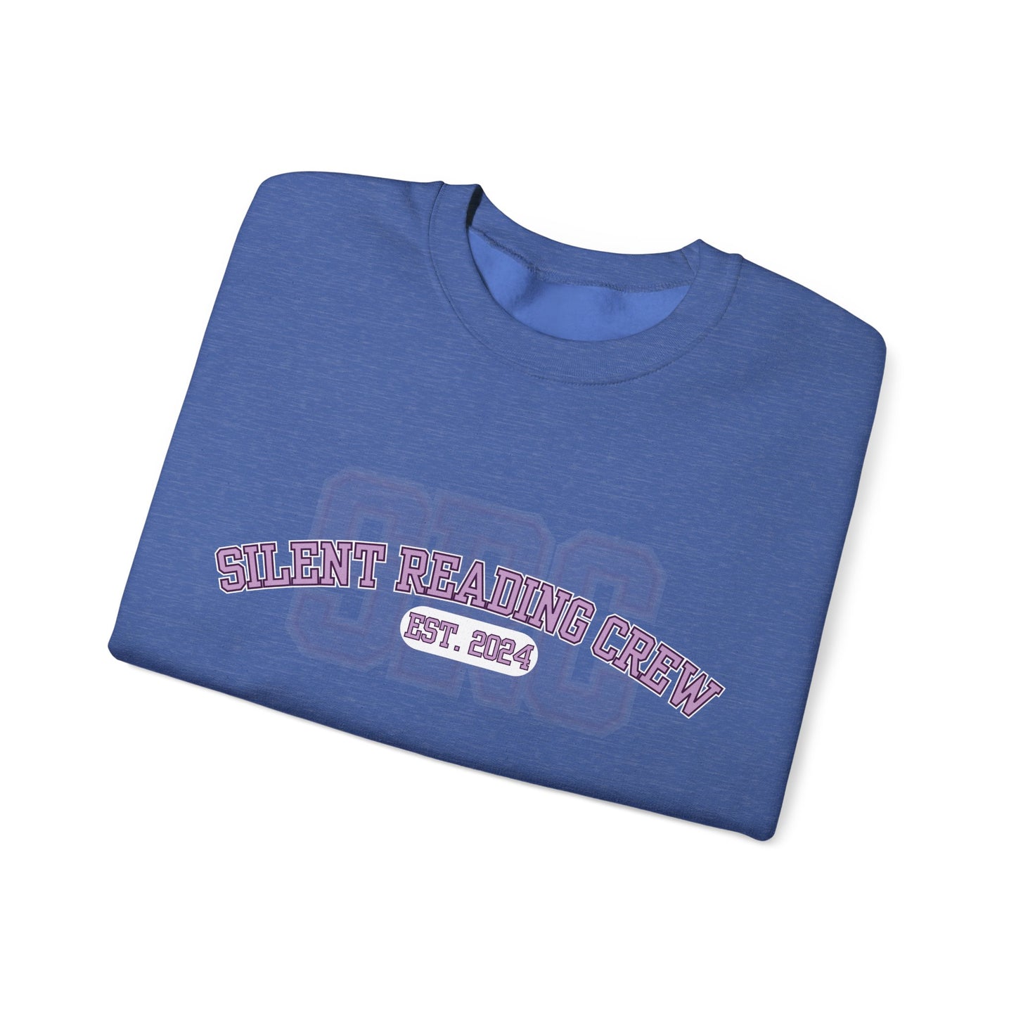 Silent Reading Crew Crewneck Sweatshirt S-5XL