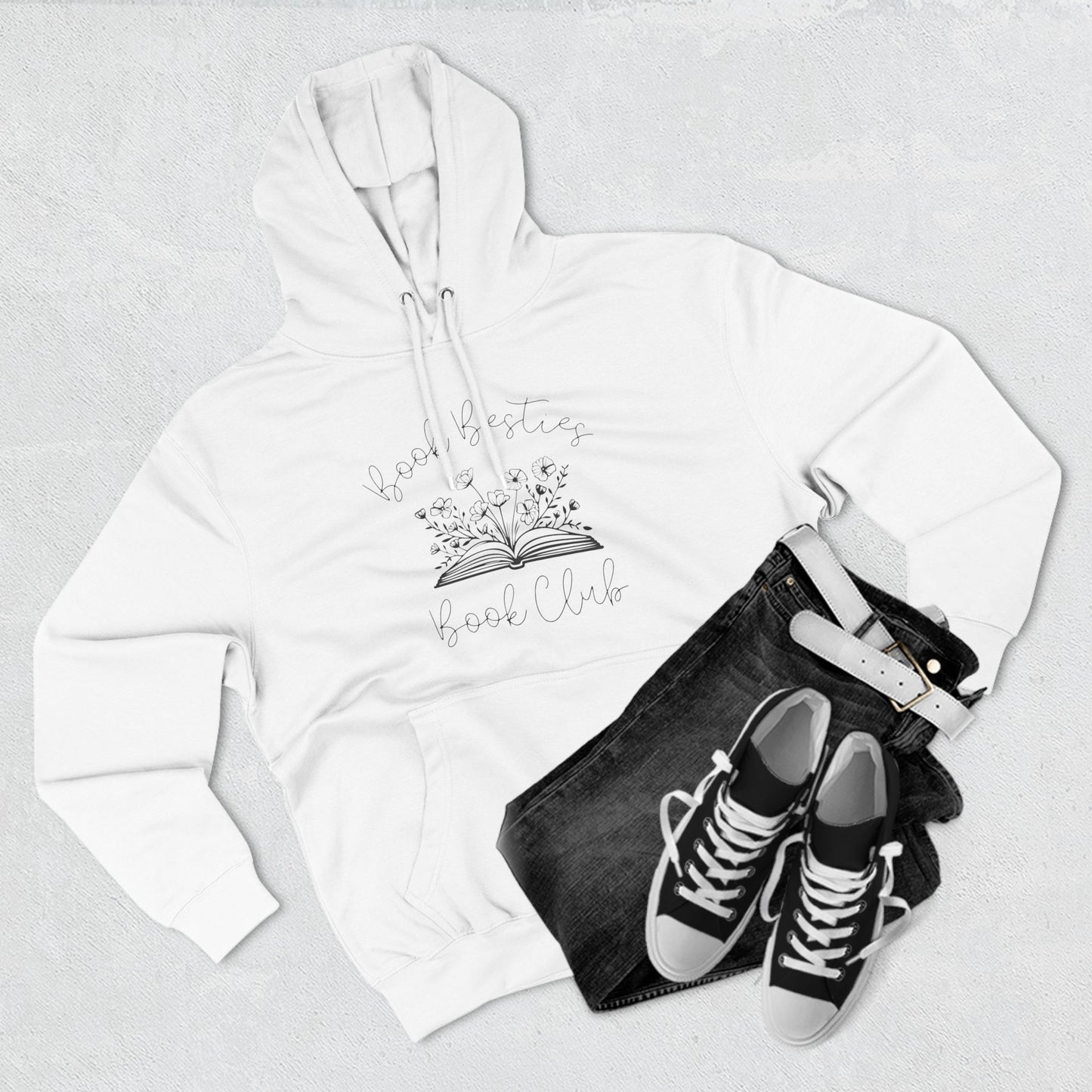 Book Besties Book Club Fleece Hoodie S-3XL