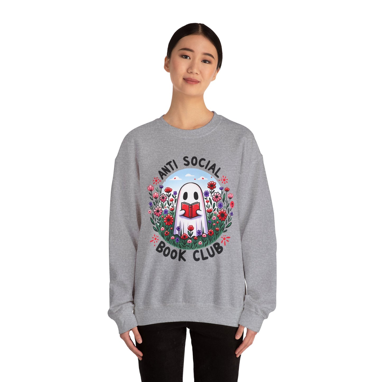 Anti-Social Book Club Crewneck Sweatshirt S-5XL