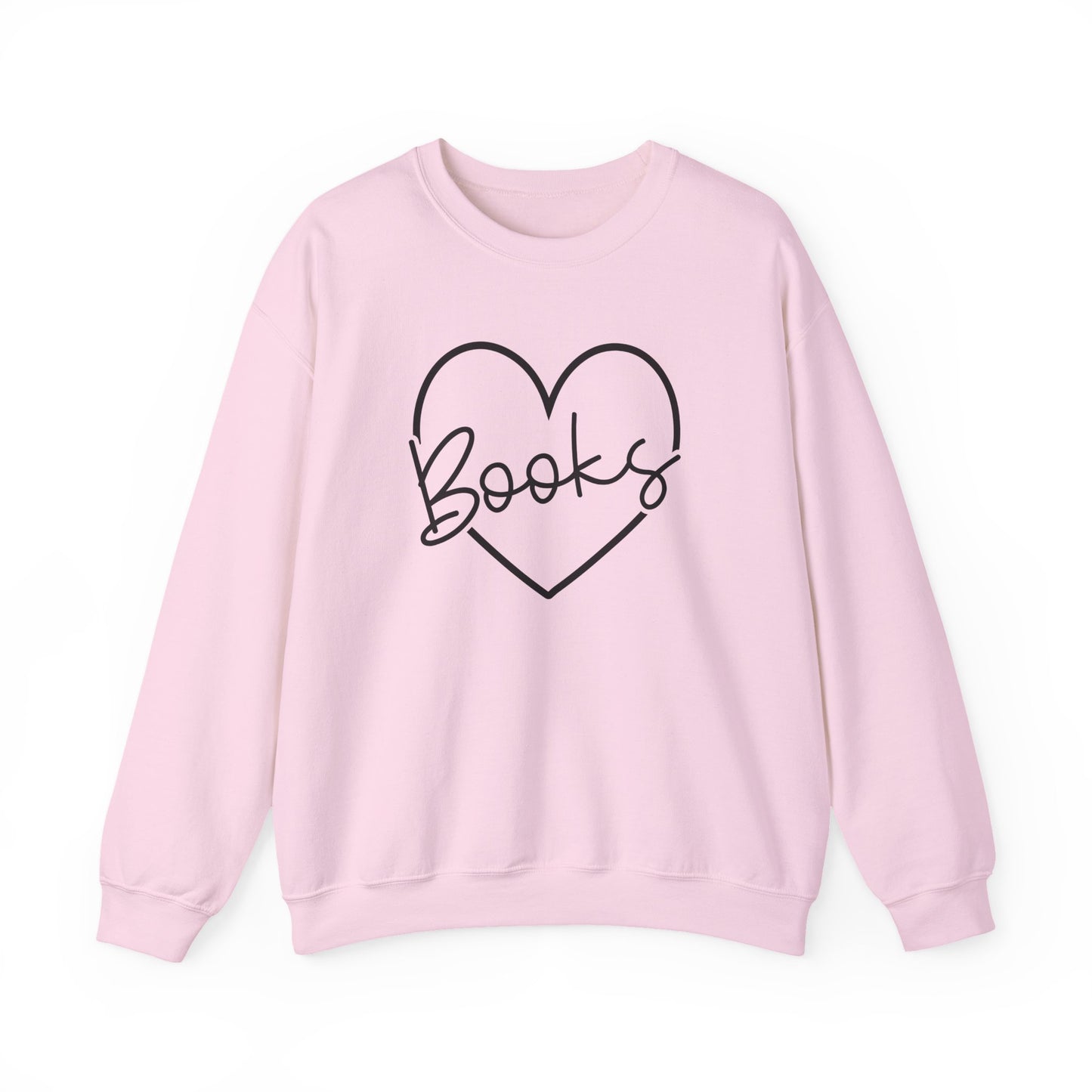 Heart Books Crewneck Sweatshirt S-5XL