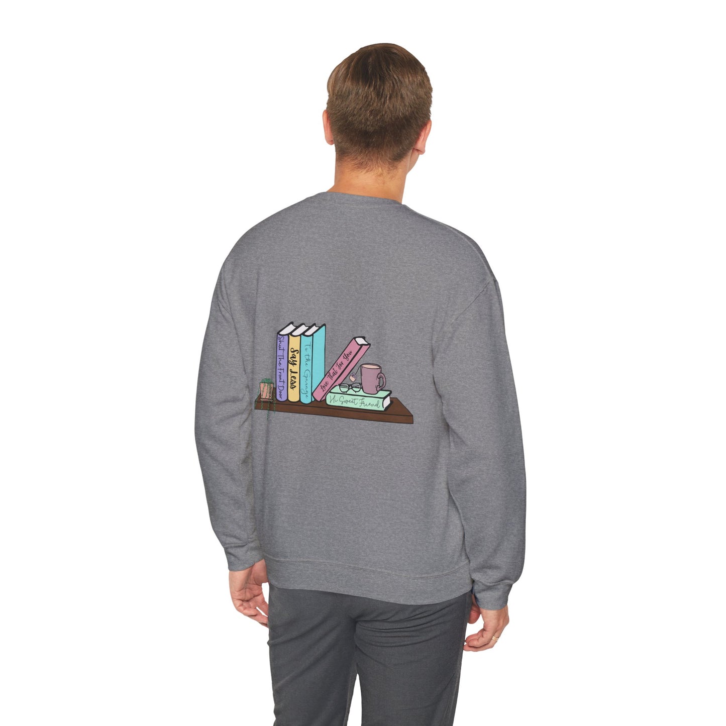Books & Catchphrases Unisex Heavy Blend™ Crewneck Sweatshirt S-5XL