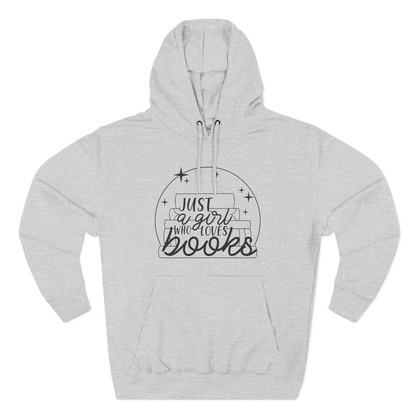 Just A Girl Who Loves Books Fleece Hoodie