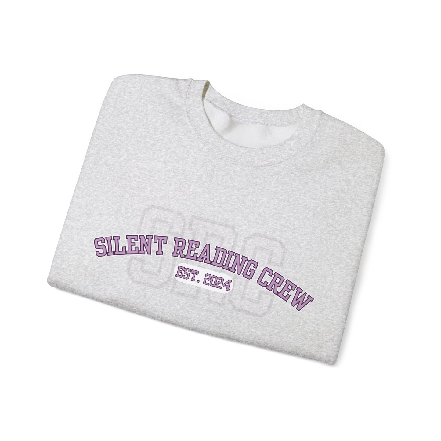 Silent Reading Crew Crewneck Sweatshirt S-5XL