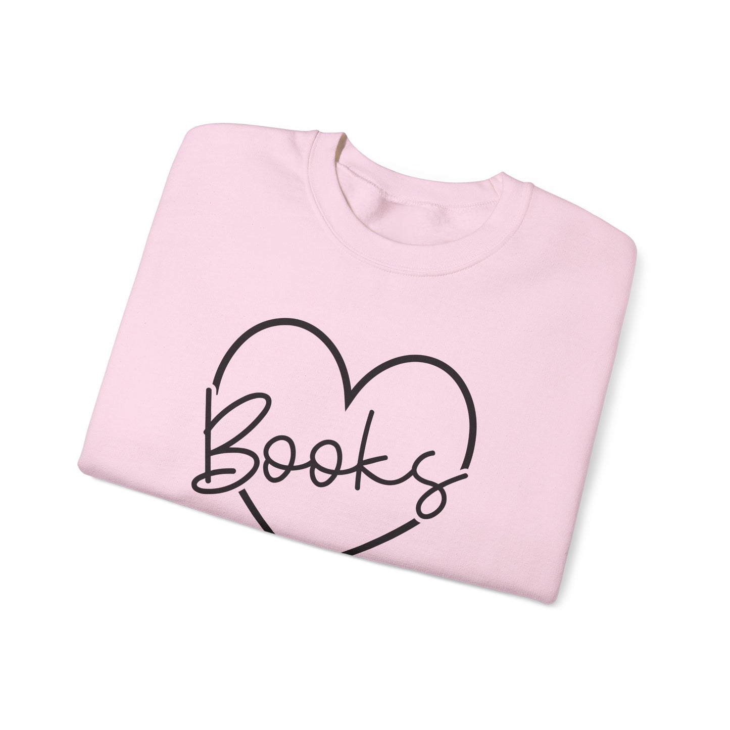 Heart Books Crewneck Sweatshirt S-5XL