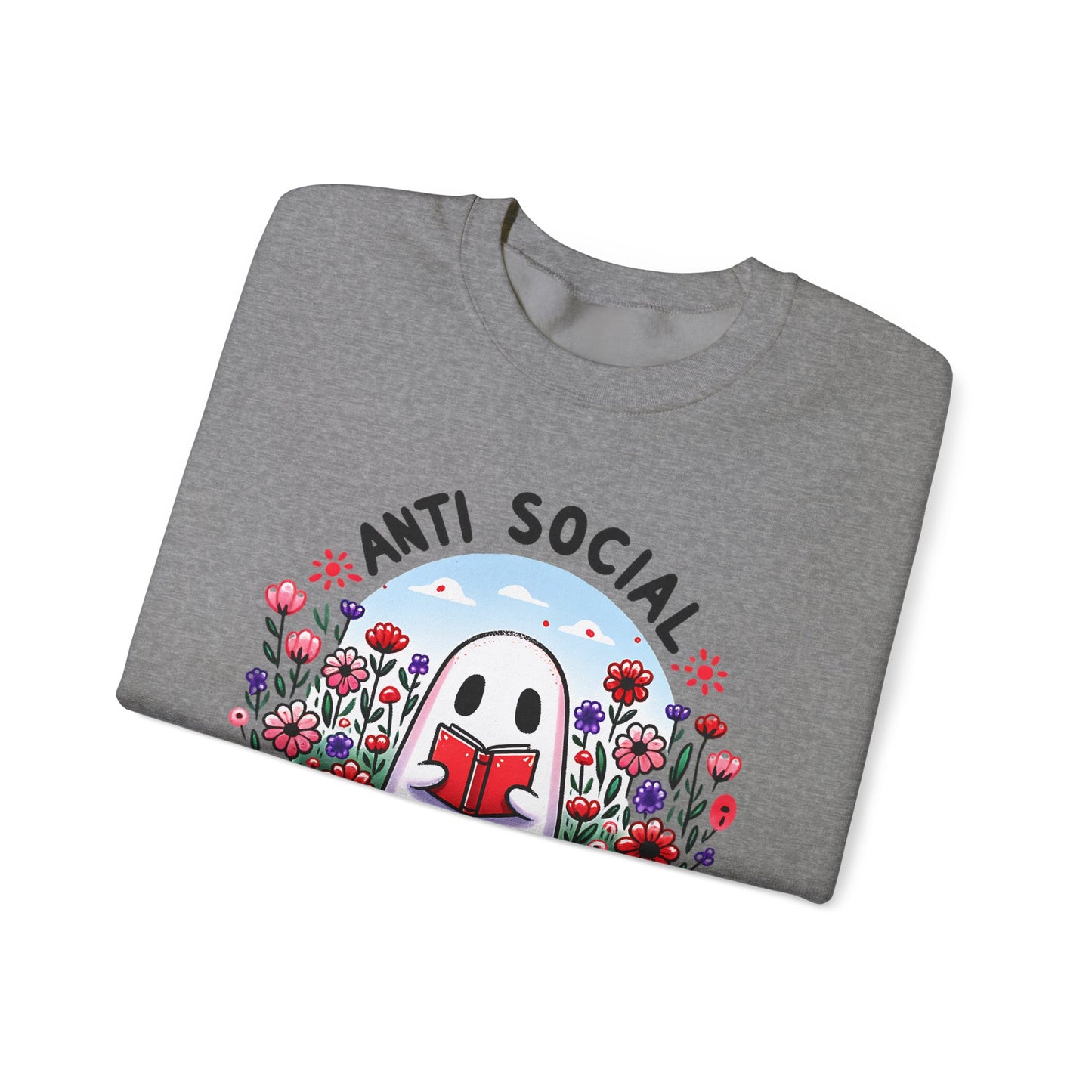 Anti-Social Book Club Crewneck Sweatshirt S-5XL