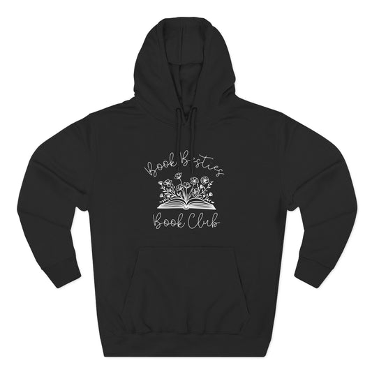 Book Besties Book Club BLACK Fleece Hoodie S-3XL