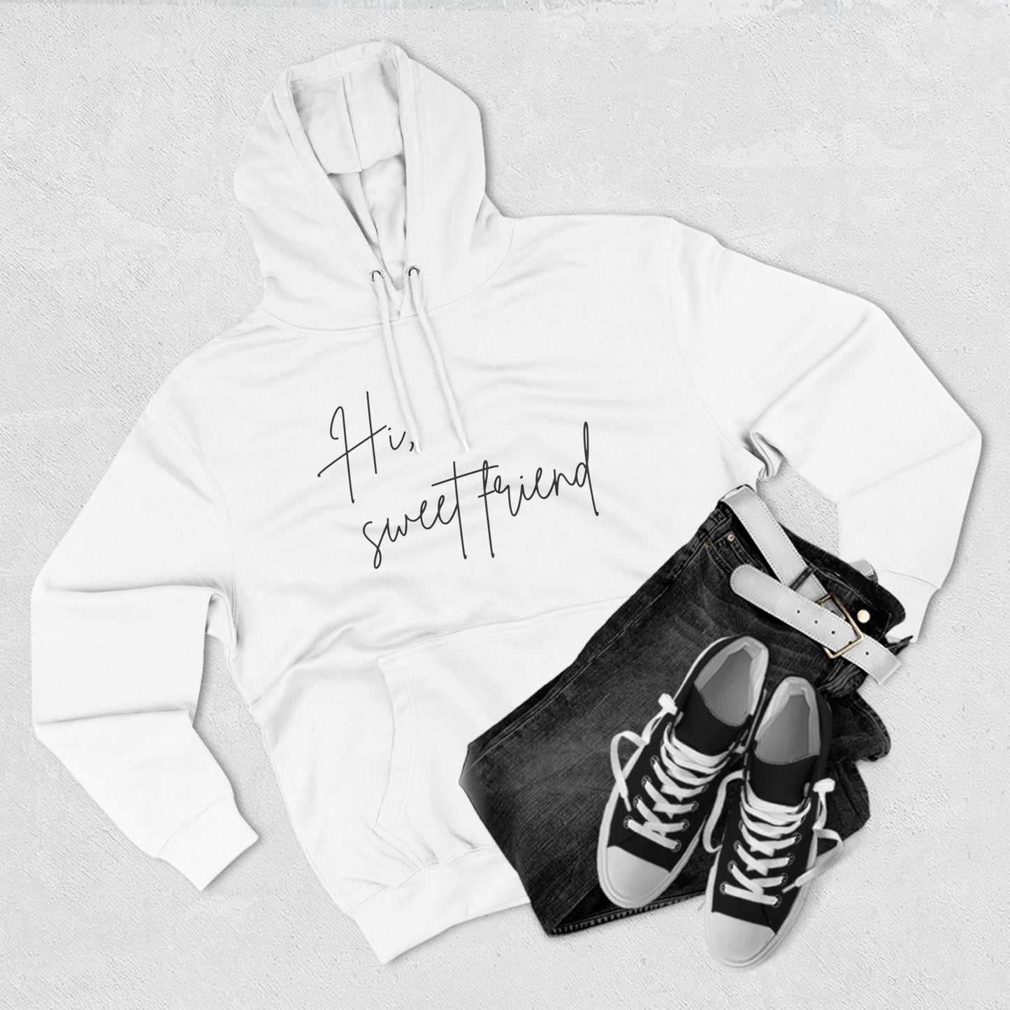 Hi Sweet Friend Fleece Hoodie