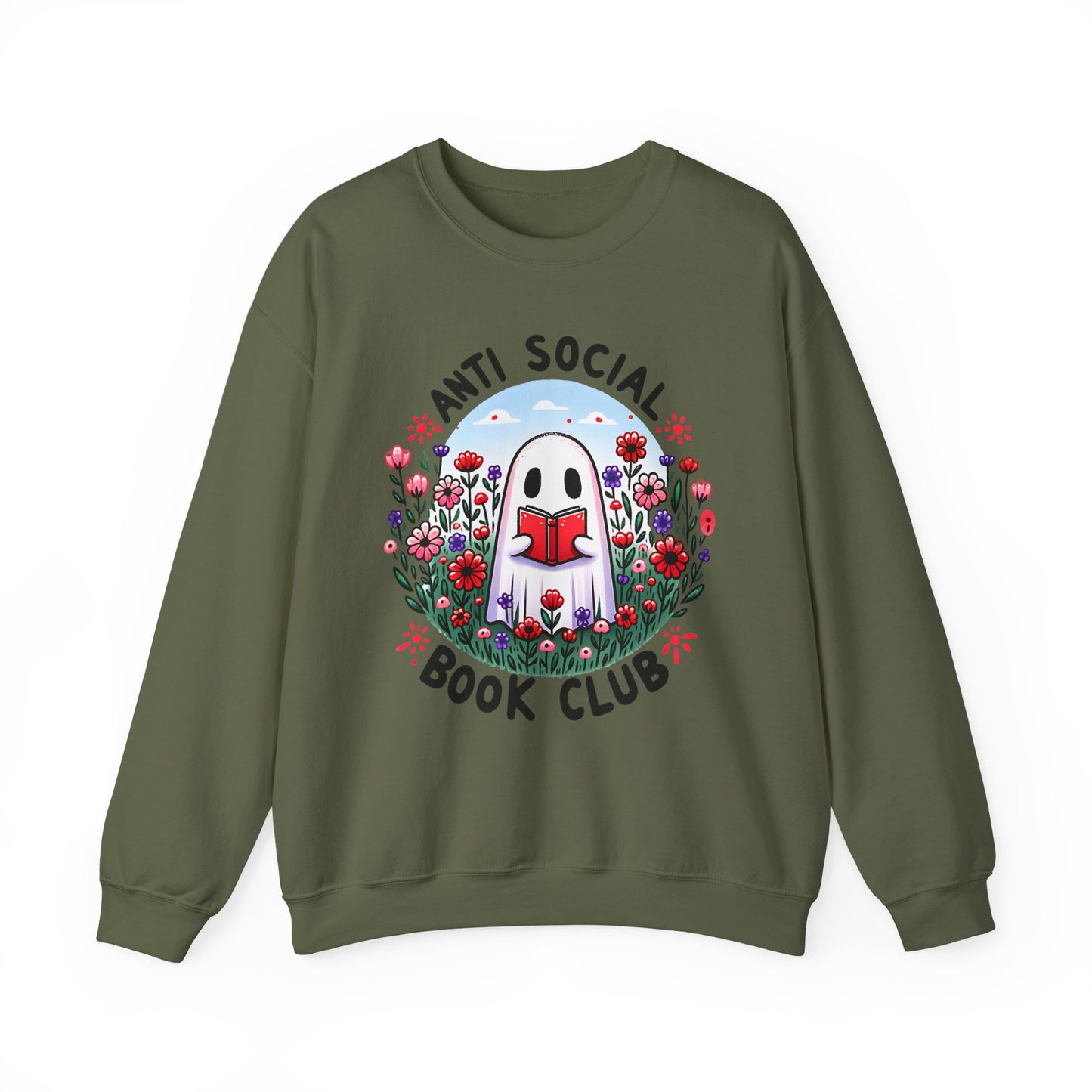 Anti-Social Book Club Crewneck Sweatshirt S-5XL