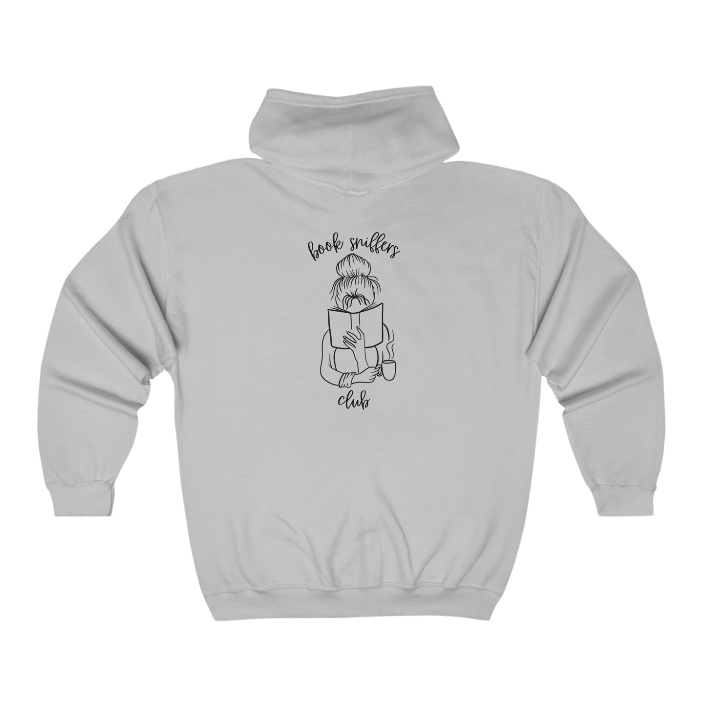 Book Sniffers Club Full Zip Hooded Sweatshirt